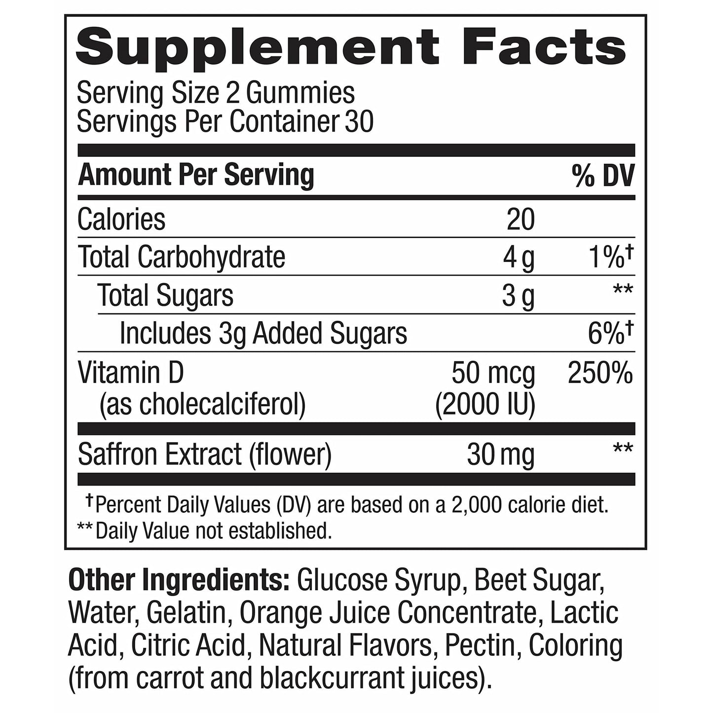 OLLY Hello Happy Gummy Worms, Mood Balance Support, Vitamin D, Saffron, Adult Chewable Supplement, Tropical Zing - 60 Count - Medaid International