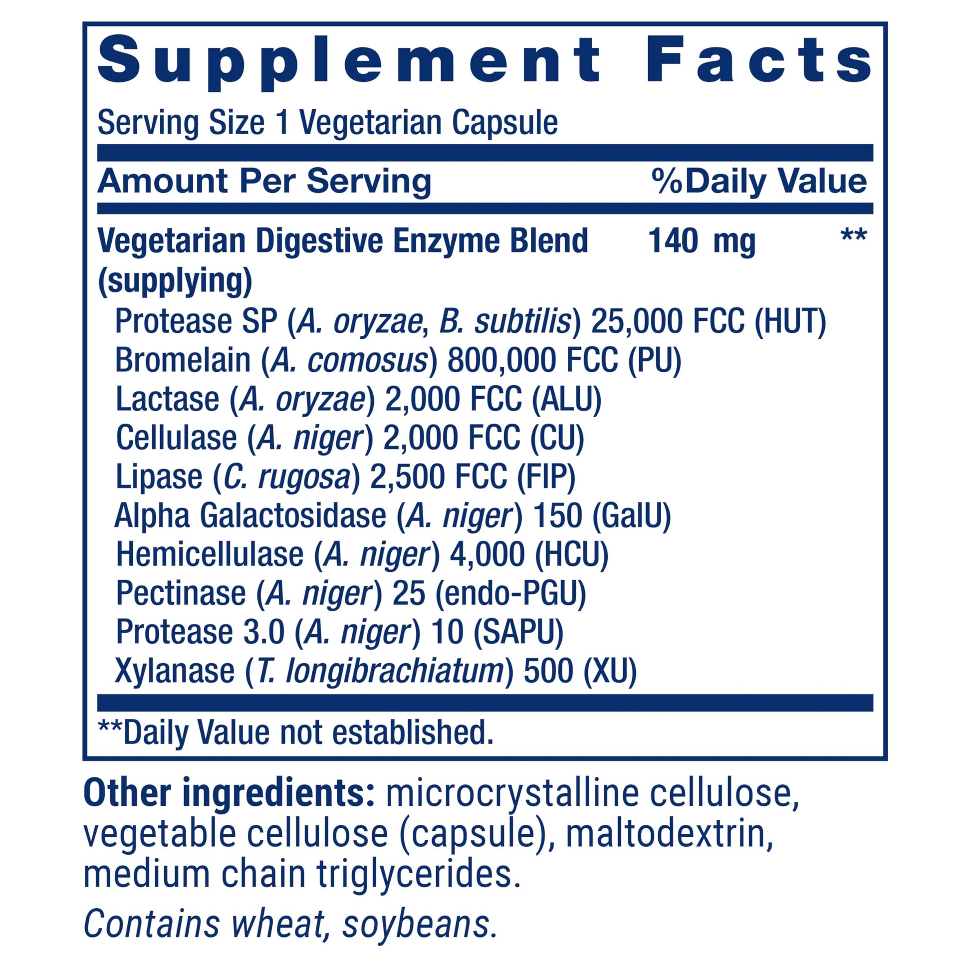 Life Extension Enhanced Super Digestive Enzymes, Supports Digestion, Comfort, digesting Plant-Based Foods, Non-GMO, Vegetarian, 60 Capsules - Medaid International