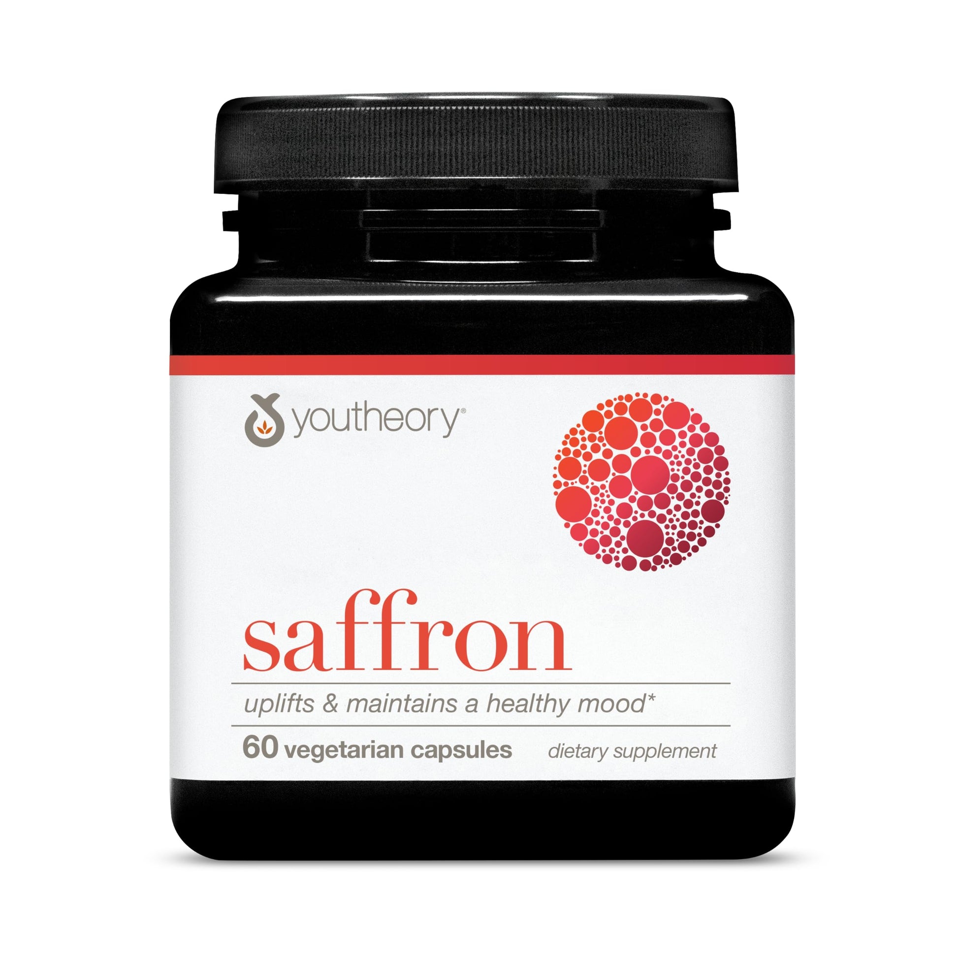 Youtheory Saffron - Vegan Energy Supplement for Men & Women* - Contains Rhodiola Rosea & Ashwagandha - Dairy, Soy & Gluten Free - 60 Vegetarian Capsules - Medaid International