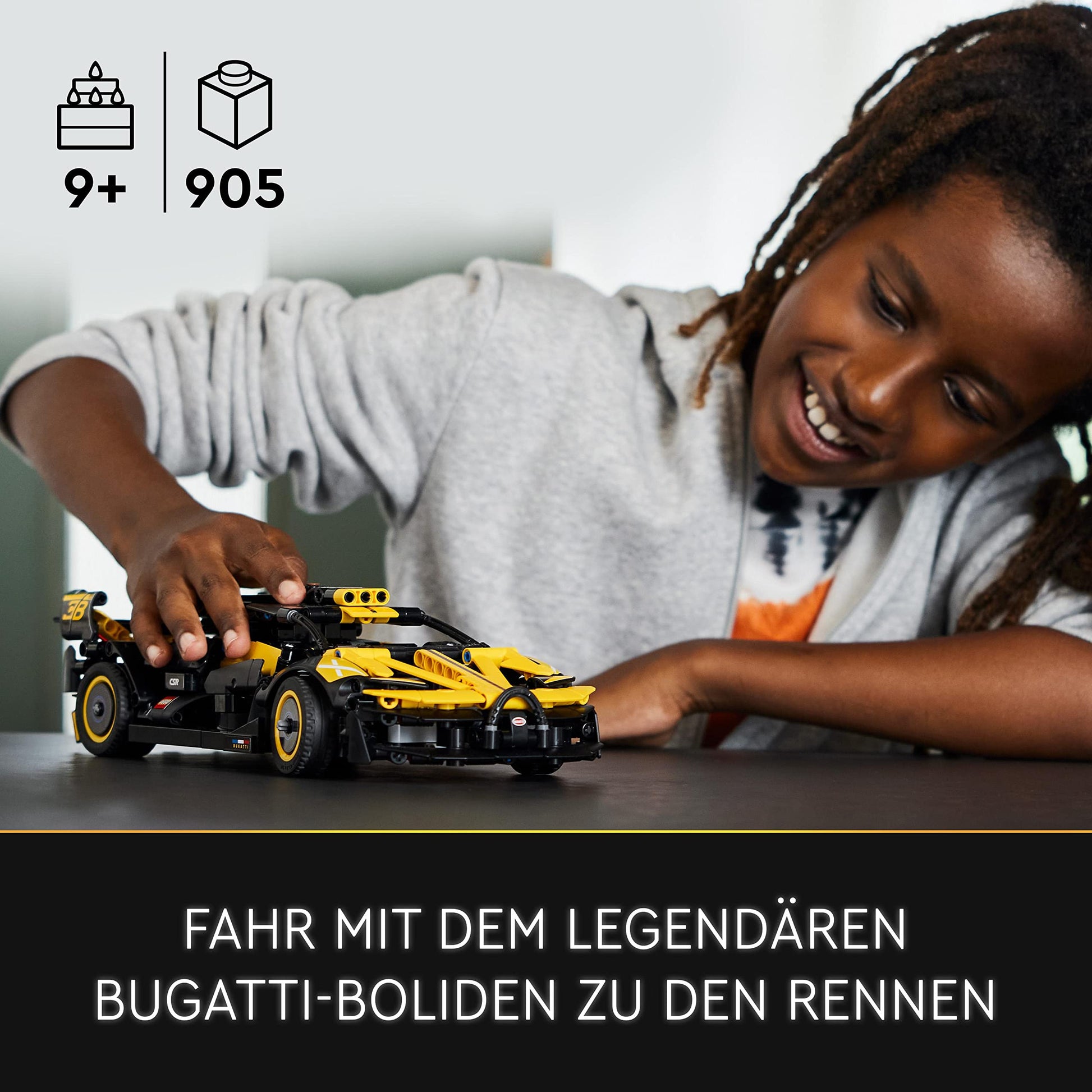 LEGO 42151 Technic Bugatti Car Toy Car Racing Model Car Collectible Iconic Vehicles from 9 Years Old - Medaid International