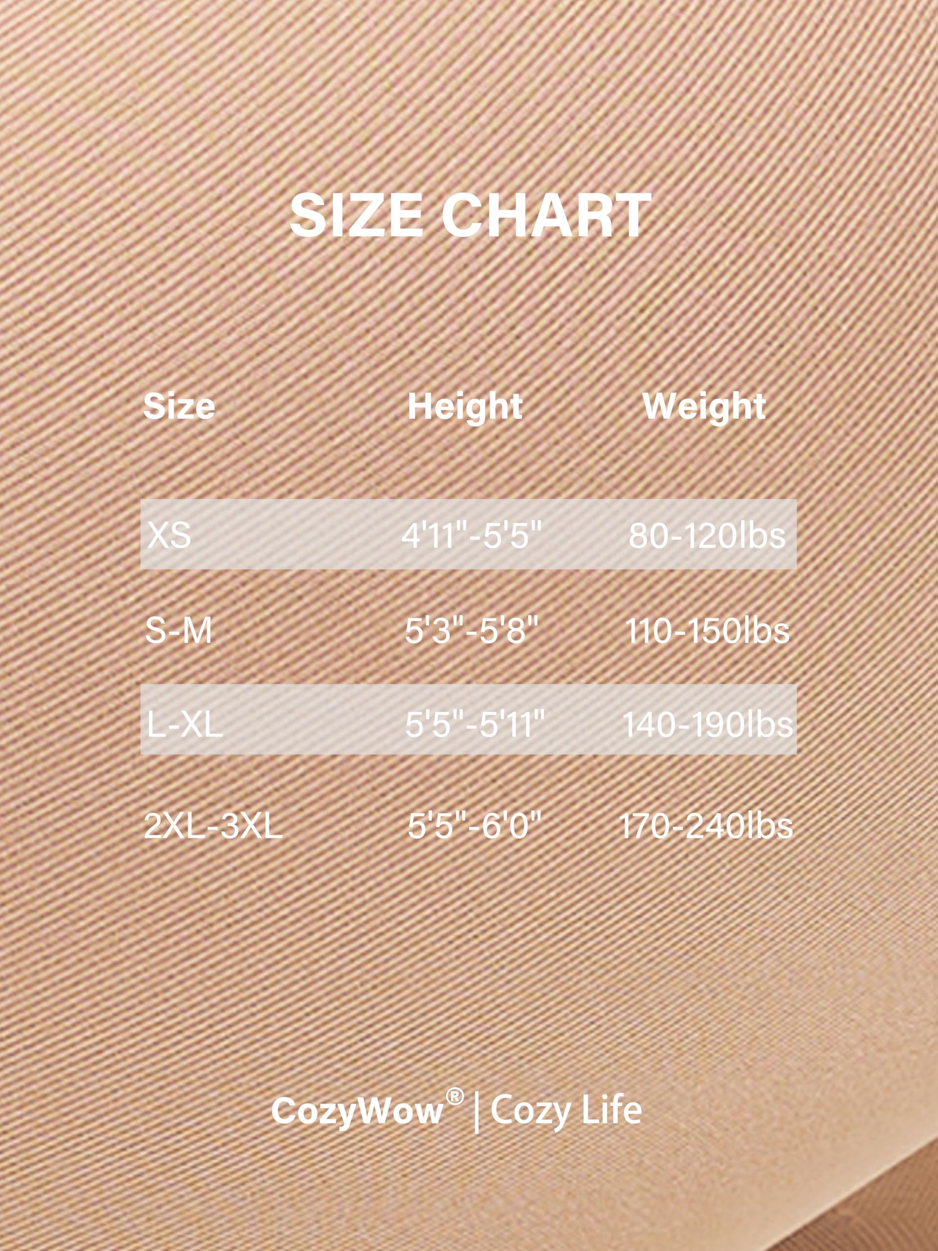 CozyWow Women's 80D Soft Opaque Tights, High Waist Solid Color Womens Tights with 30+ Colors(L-XL, Beige) - Medaid International