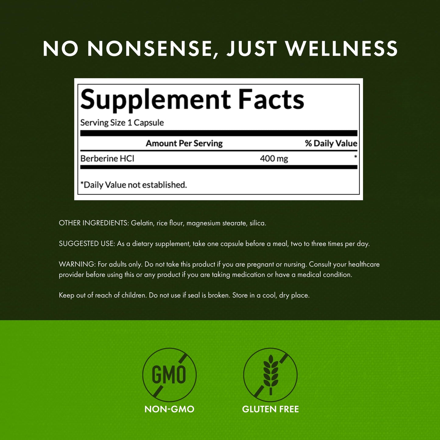 Swanson Berberine - Supports Metabolic Health & Heart Health* - Contains Standardized Berberine HCl - Non-GMO & Gluten-Free - 60 Vegan Capsules - Medaid International