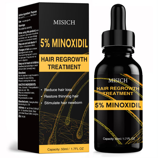 5% Minoxidil for Men and Women, Biotin Hair Growth Serum Oil, Natural Hair Loss Regrowth Treatment for Thicker, Fuller Hair 50ml - Medaid International