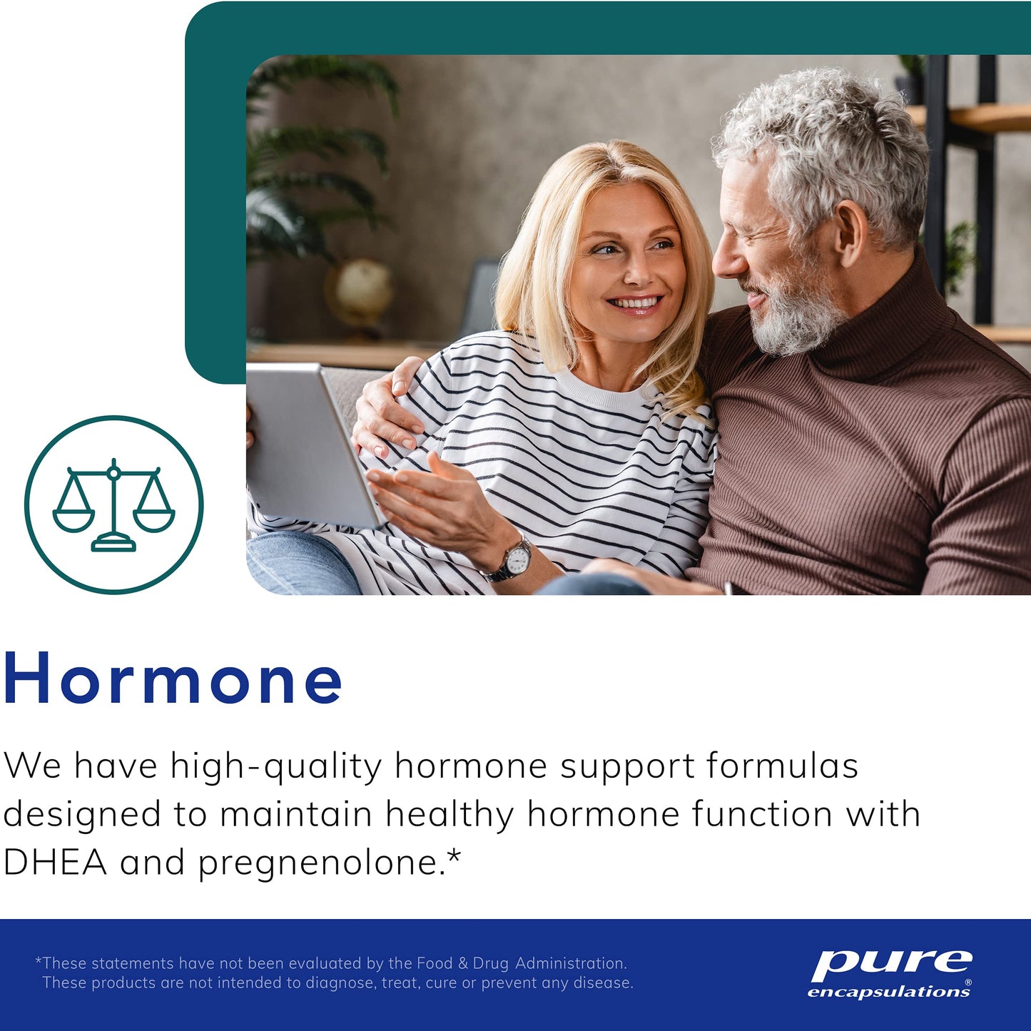 Pure Encapsulations DHEA 25 mg - Supplement for Immune Support, Hormone Balance, Metabolism Support, and Energy Levels* - with Micronized DHEA - 60 Capsules - Medaid International