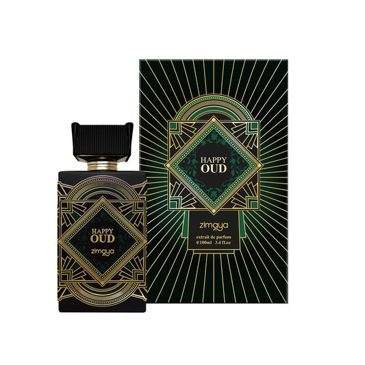 zimaya Happy Oud for Unisex Eau De Parfum, 3.4 Fl. Oz - Medaid International