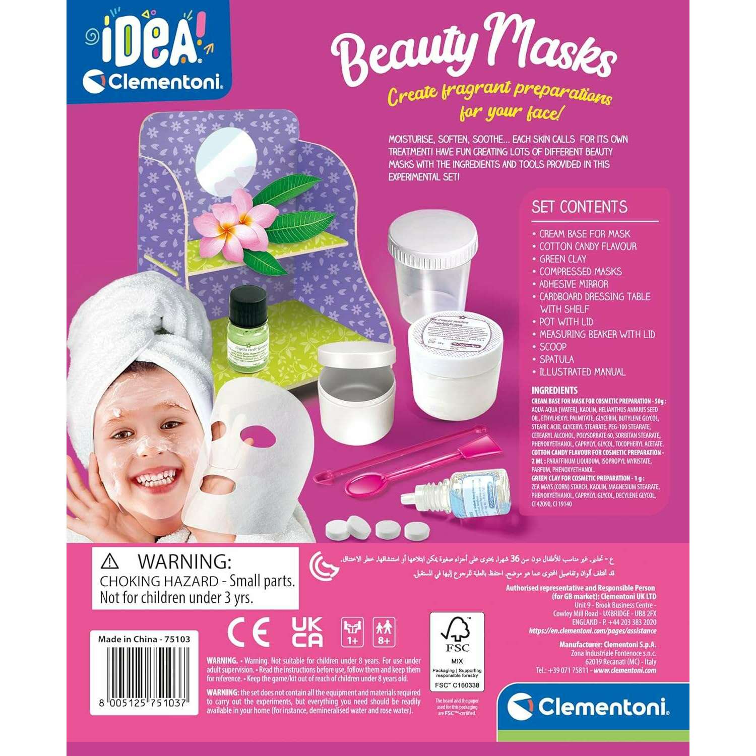 Beauty Masks - Create Your Own - Science Kit - Medaid International