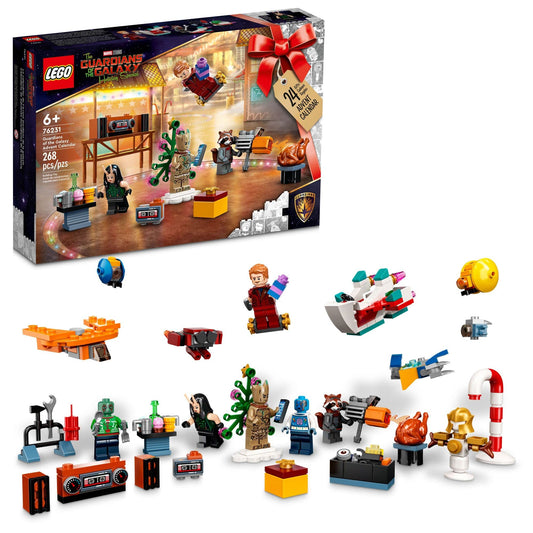 LEGO Marvel Studios’ Guardians of The Galaxy 2022 Advent Calendar 76231 Building Toy Set and Minifigures for Kids, Boys and Girls, Ages 6+ (268 Pieces) - Medaid International