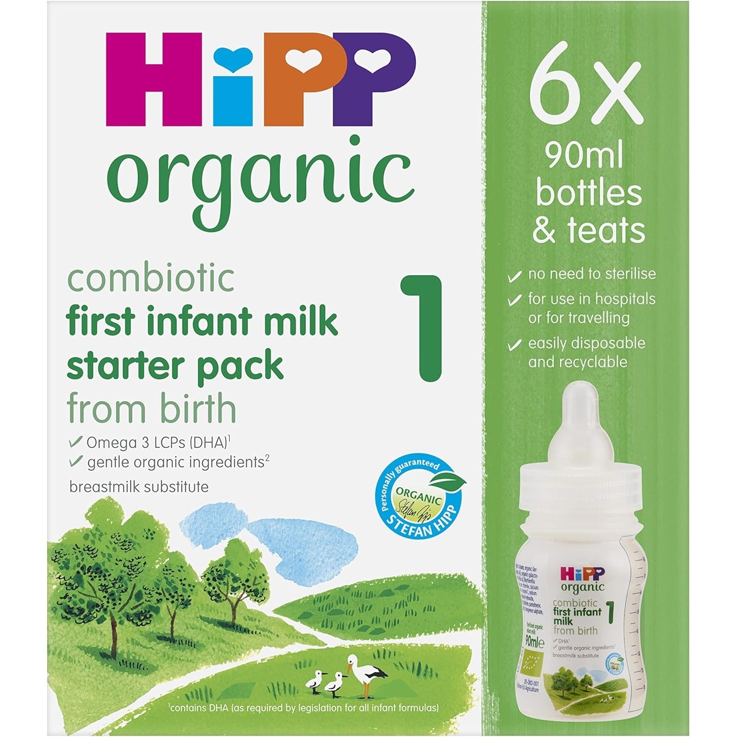 HiPP Organic 1 First Infant Baby Milk Powder Formula, From Birth, 800g (Pack of 4) - Medaid - Lebanon