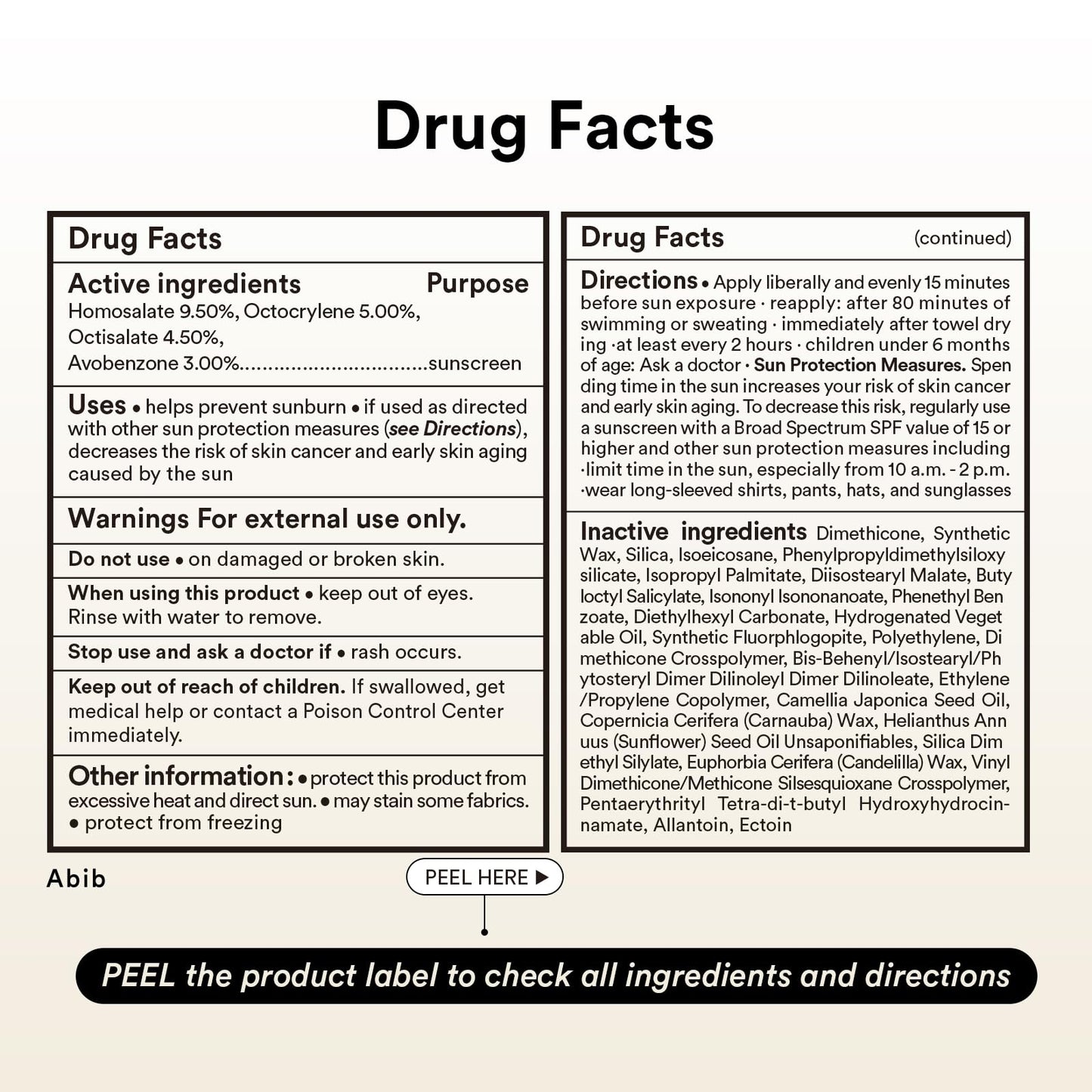 Abib Airy & Quick Sunstick DUO Broad Spectrum SPF50+ 1.58 oz / 45g (Semi-matte & Glowing) | Korean Suncreen Stick Suncare Sunblock, No Whitecast, Protector Solar Barra, Water resistant - Medaid International