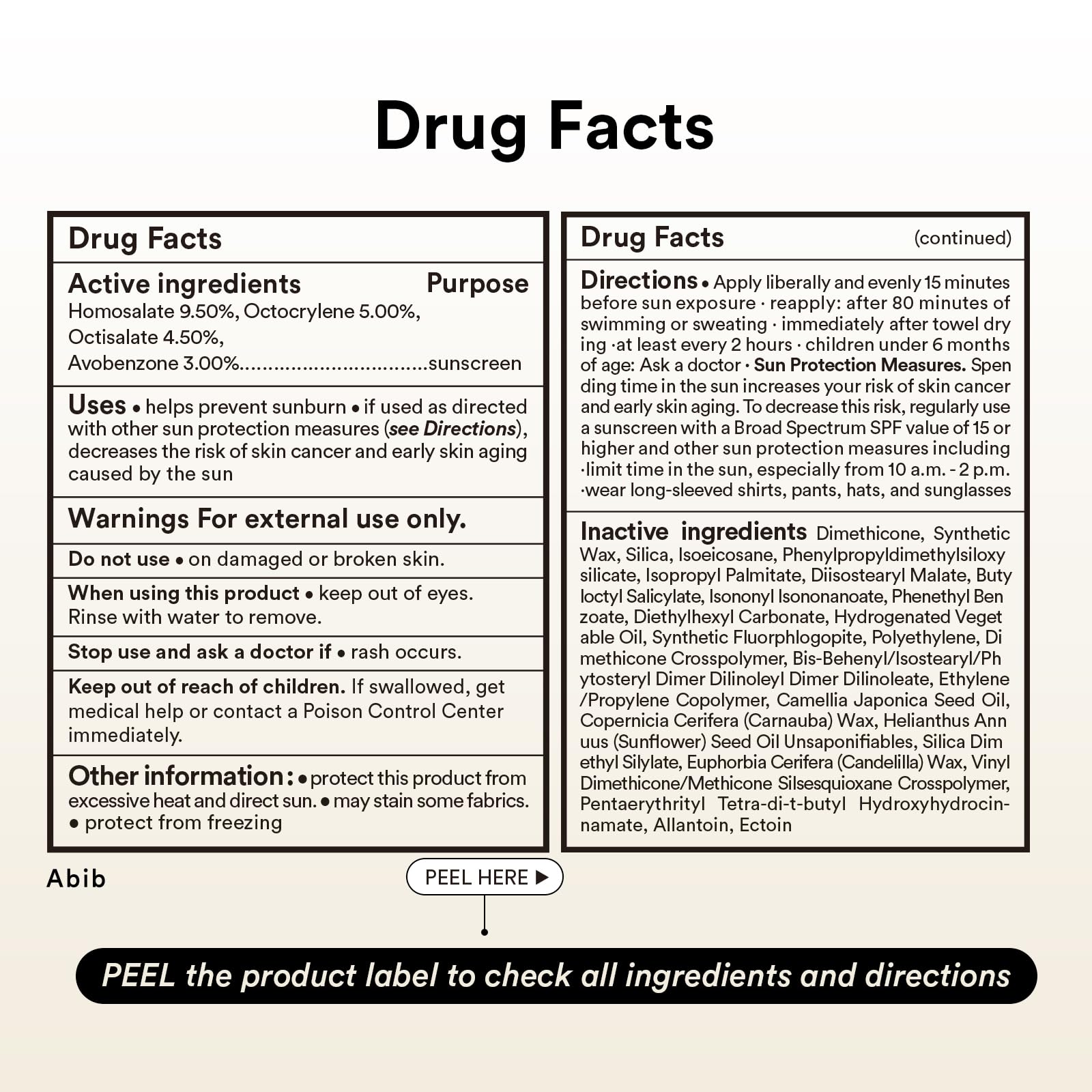 Abib Airy & Quick Sunstick DUO Broad Spectrum SPF50+ 1.58 oz / 45g (Semi-matte & Glowing) | Korean Suncreen Stick Suncare Sunblock, No Whitecast, Protector Solar Barra, Water resistant - Medaid International