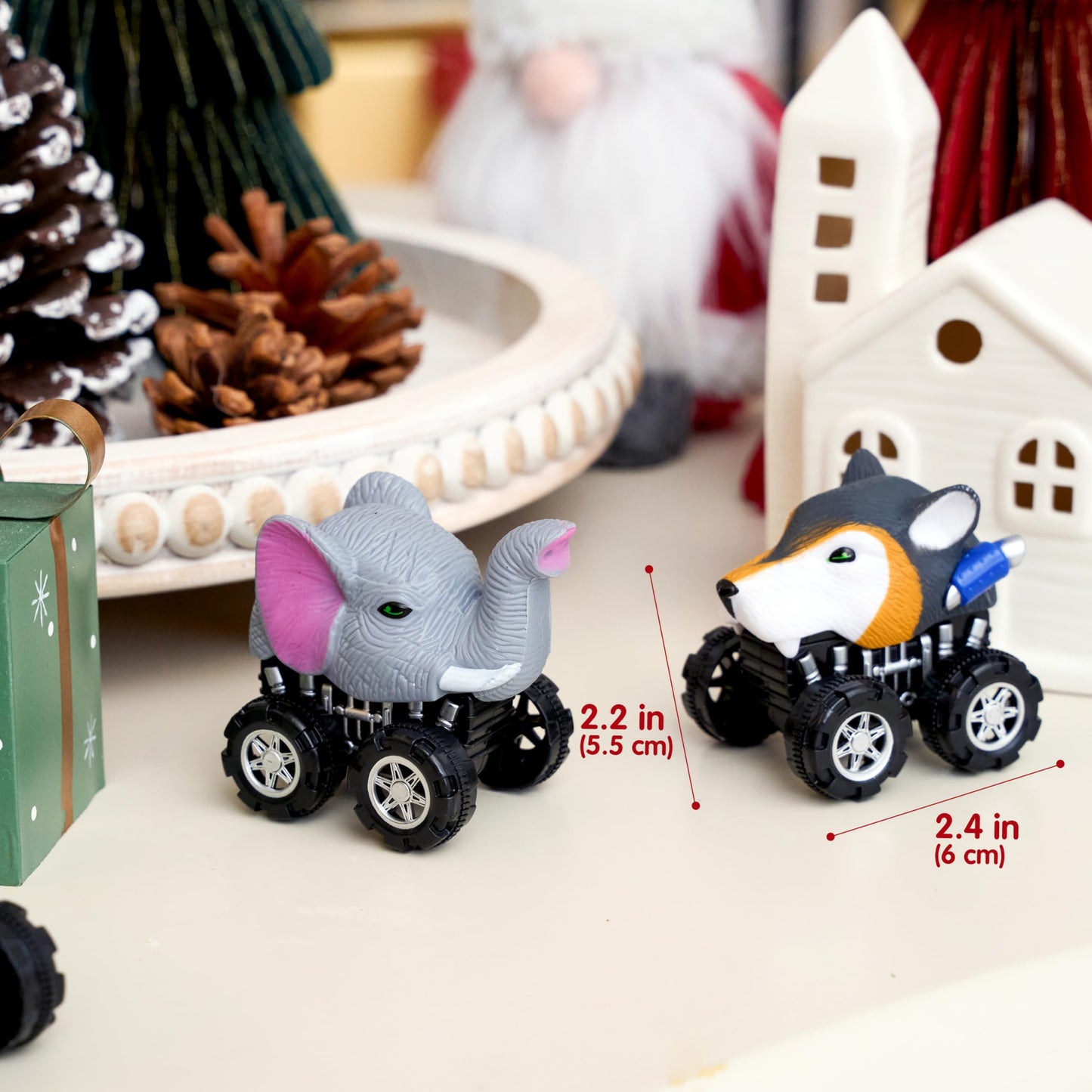 JOYIN 2025 Christmas Advent Calendar, 24 Days Countdown Calendar Toys with Monster Truck Toys, Christmas Party Favor Gifts, Xmas Countdown, Xmas Gift Classroom Prizes - Medaid International