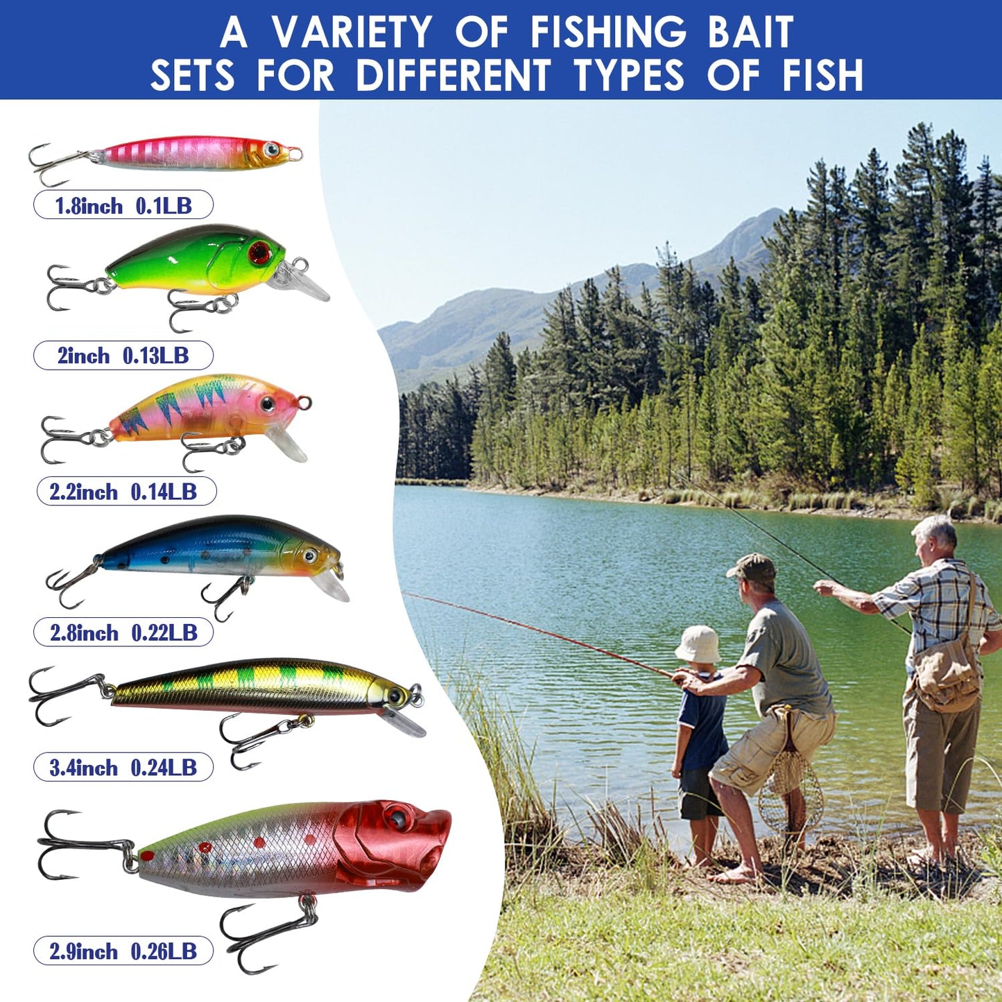 JIUYUDS Fishing Advent Calendar 2025 for Men, Adult Anglers, Teen Boys - 24 Days Christmas Countdown Calendar with Fishing Lures Set | Unique Xmas Gifts for Dad, Boyfriend, Fishermen - Medaid International