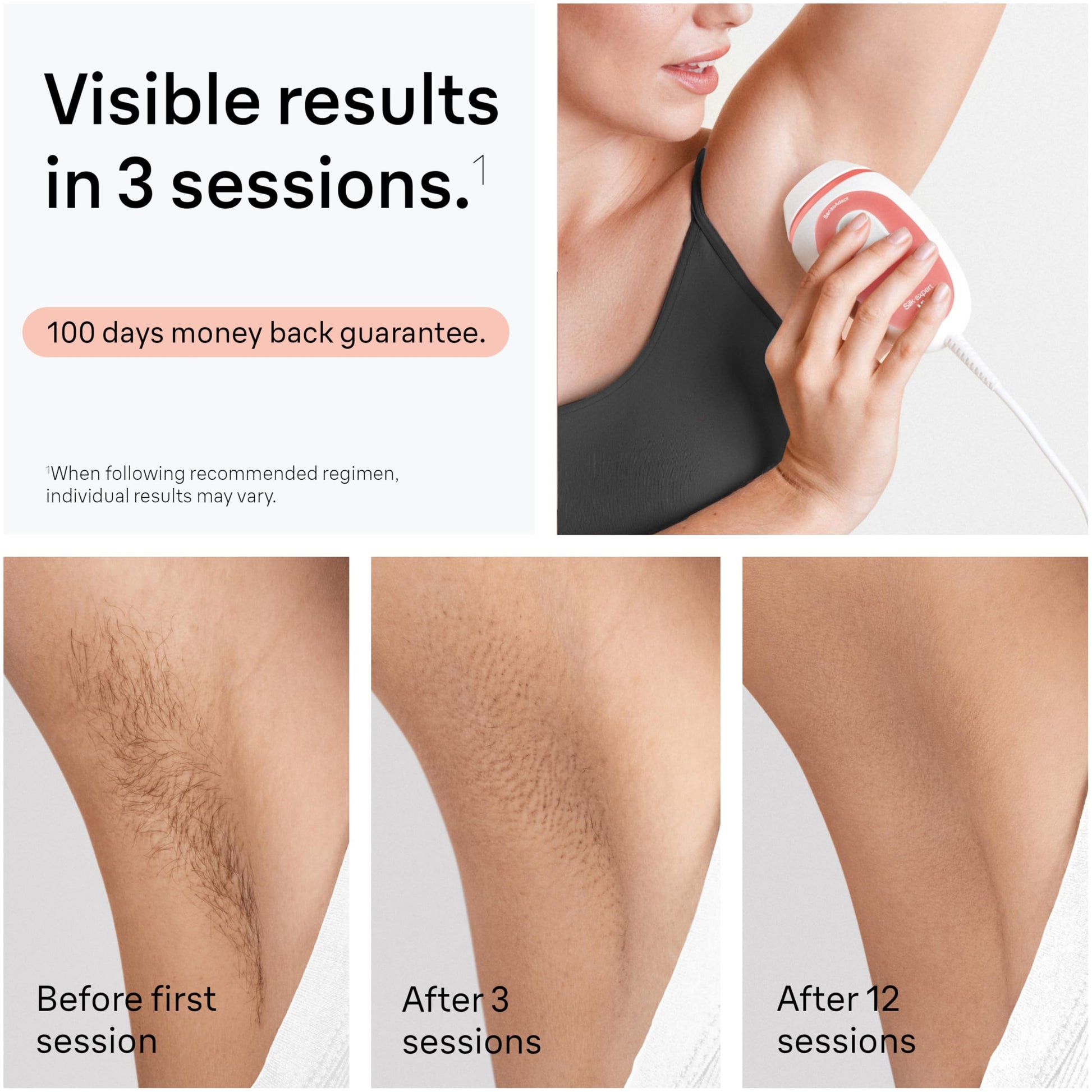 Braun IPL at Home Laser Hair Removal for Women and Men, Silk Expert Mini PL1014 with Venus Razor, Permanent Visible Hair Reduction in Hair Regrowth for Body & Face, Corded - Medaid International