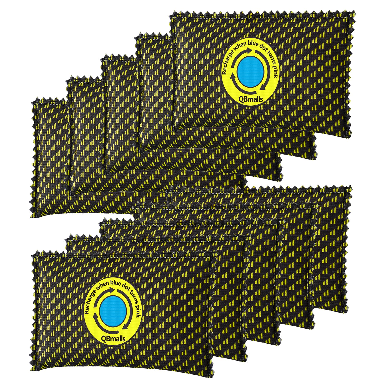 QBmalls 100g Rechargeable Desiccant Pack of 10,Moisture Absorber for Storage Bins,Gun Safes,camper and Cars,Desiccant Dehumidifier for Closets,Drawer,Luggage and Small Spaces - Medaid International