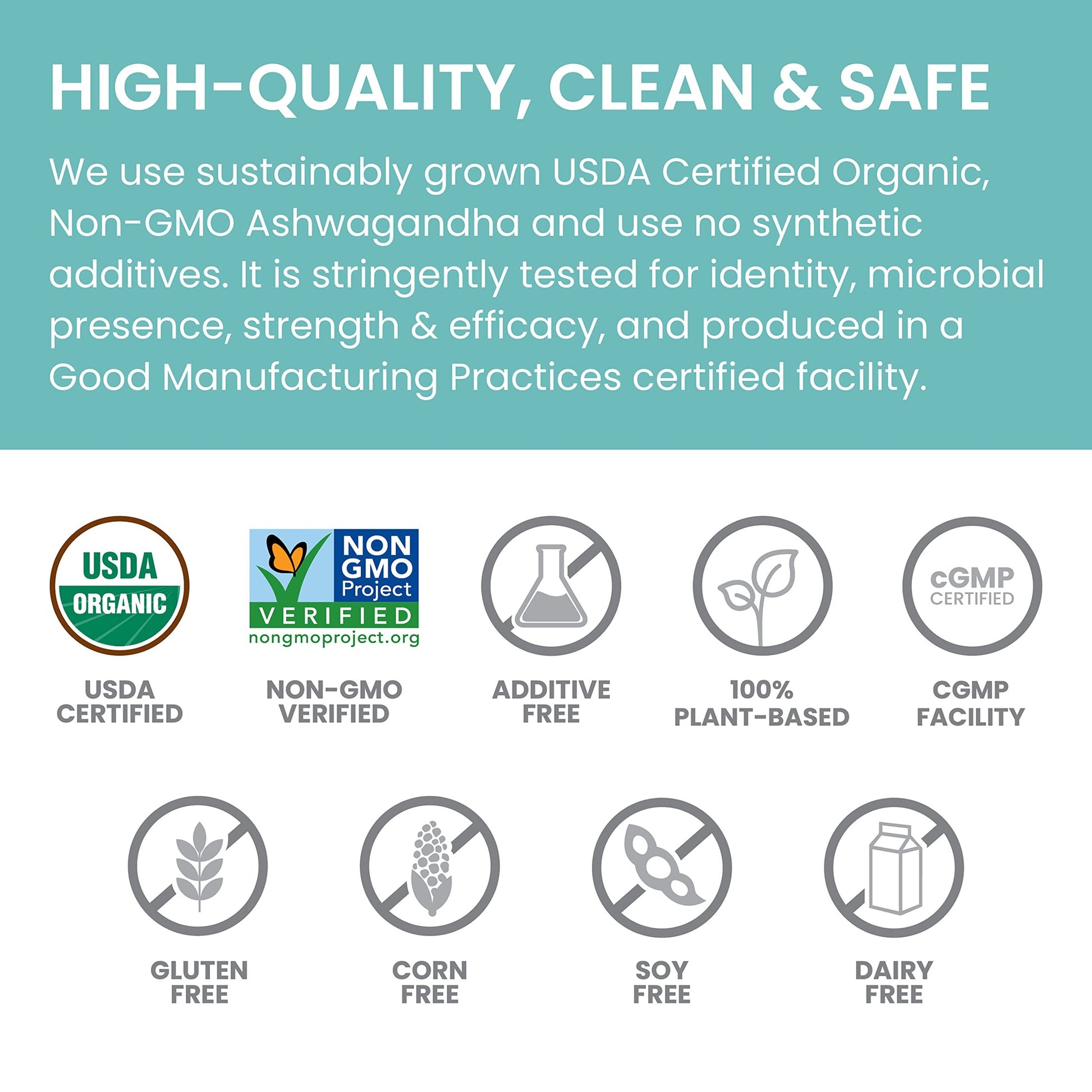 Himalaya Organic Ashwagandha Root, 60 Day Supply - Herbal Adrenal Support Supplements for Stress Relief and Energy Support - USDA Organic, Non-GMO, Vegan, Gluten Free, No Additives, 670 mg, 60 Caplets - Medaid International