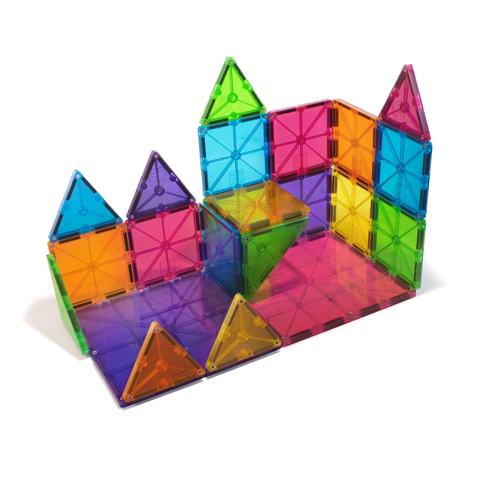 MAGNA-TILES Classic 32-Piece Magnetic Construction Set, The ORIGINAL Magnetic Building Brand - Medaid International
