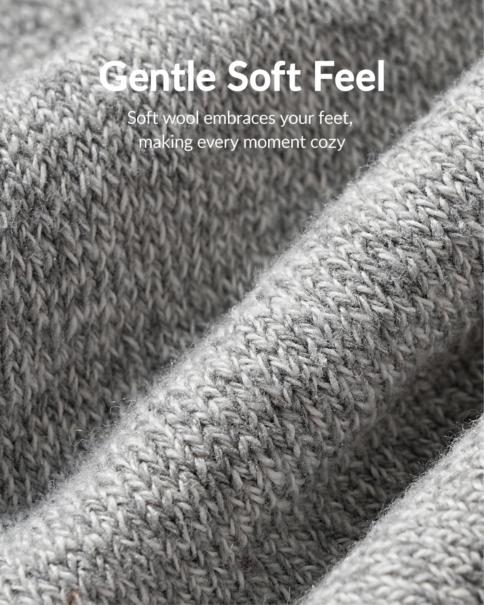 Jeasona Wool Socks for Women Warm Winter Thermal Thick Hiking Socks for Cold Weather Cozy Gifts for Women Mom 5 Pairs (Multicolored Dark) - Medaid International