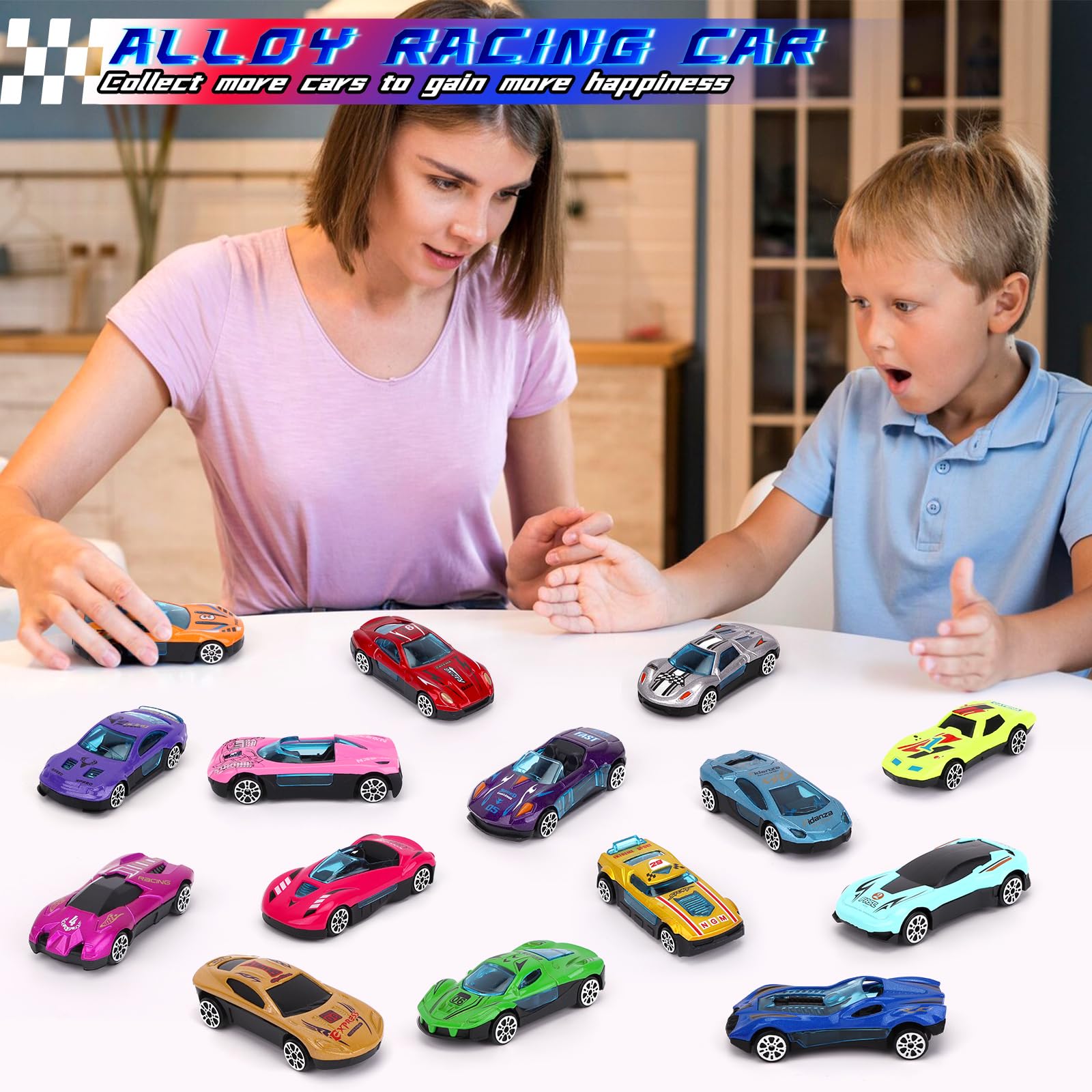 Advent Calendar Boys, 24 Pack Play Vehicles for Kids, Christmas Countdown Calendar, Ideal Gift for 3 4 5-7 8-12 Boys and Girls - Medaid International