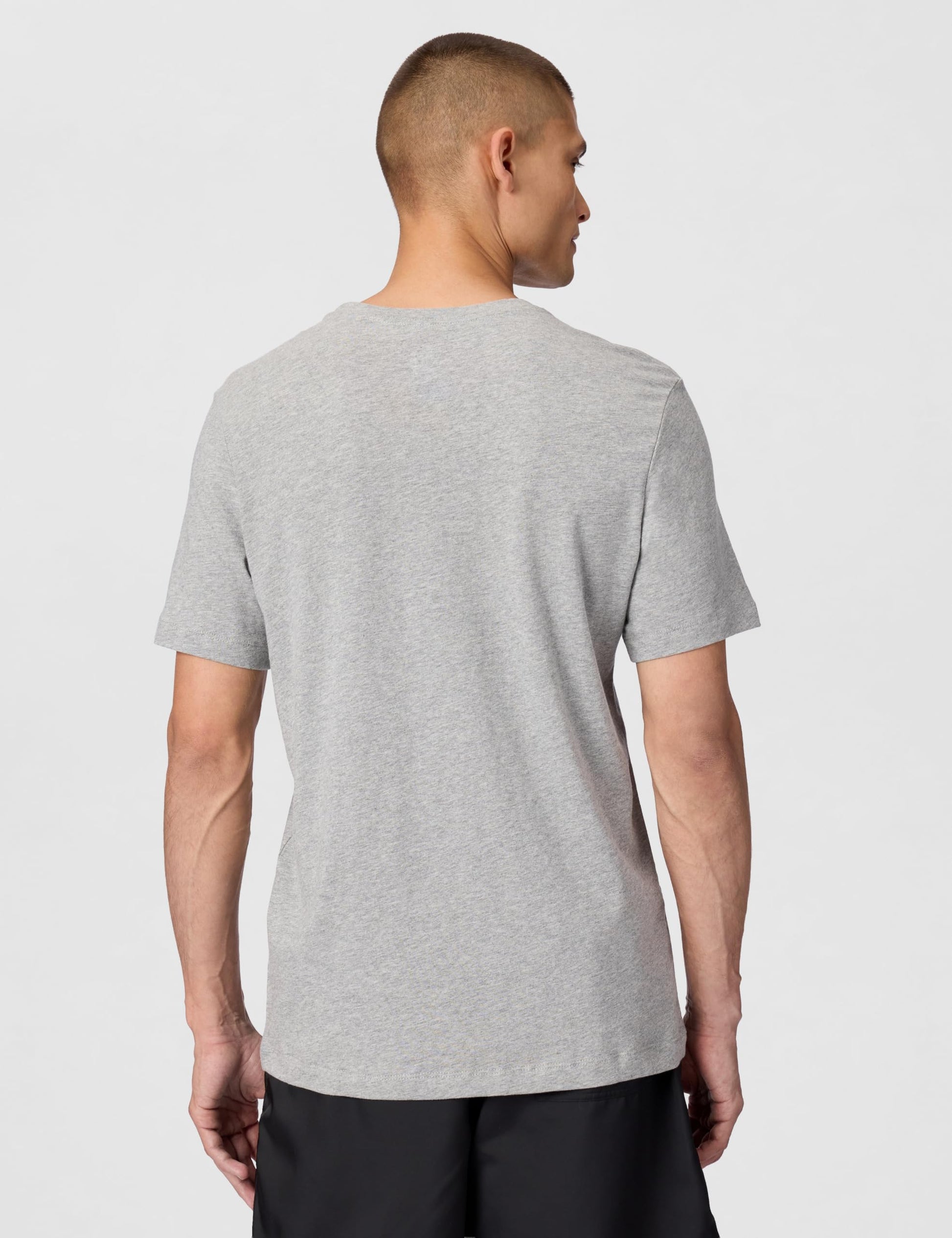 Nike Men's Sportswear Icon T-Shirt, Dark Grey Heather/Black/White, XL Tall - Medaid International