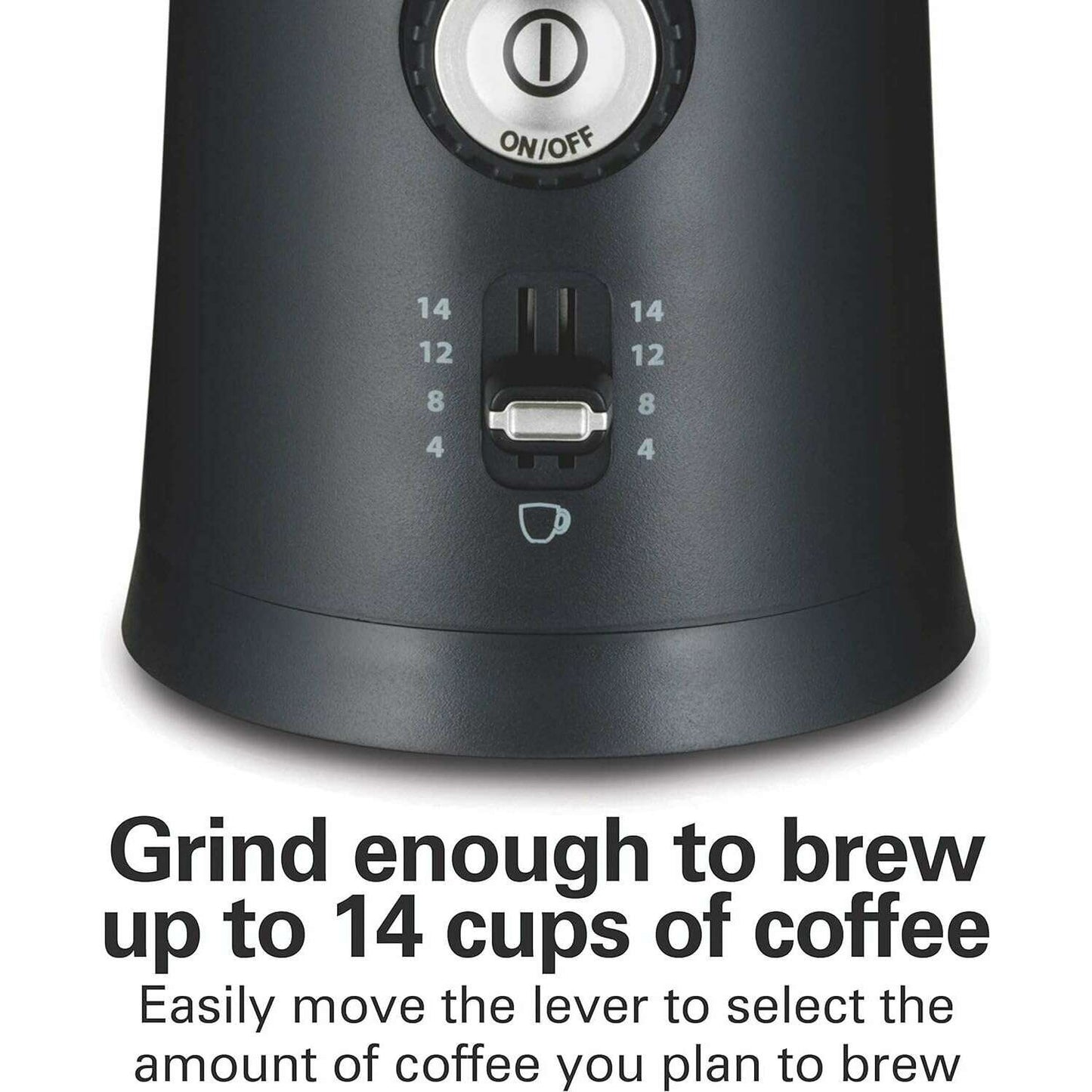 Custom Grind‚Ñ¢ Coffee Grinder, Removable Stainless Steel Chamber - Medaid International