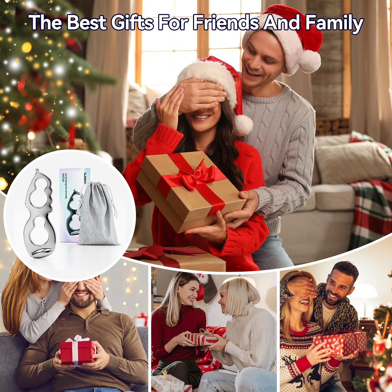 Gua Sha Facial Tools Stainless Steel Guasha Tool for Face Metal Gua Sha Muscle Scraper Tool Massage Body Gua Sha Graston Tool Physical Therapy Face Sculpting Tool Iastm Tool Derma Edge Women Skin Care - Medaid International