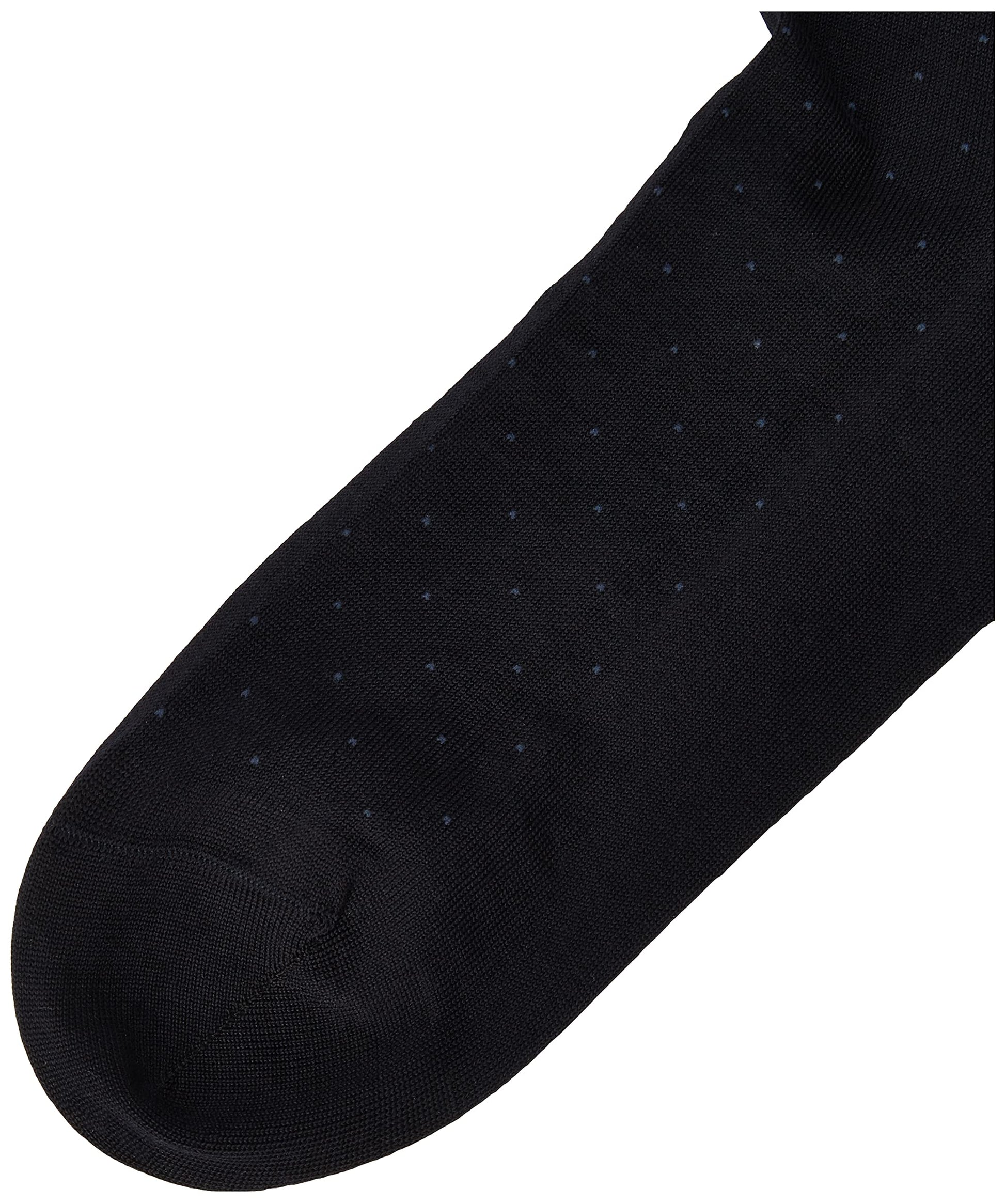 BOSS HUGO Men's George mercerized cotton pin dot dress sock Sockshosiery, navy blue, 7-13 - Medaid International