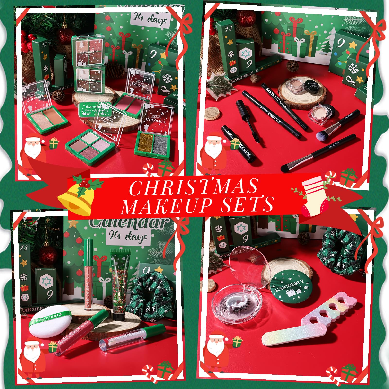 Makeup Advent Calendar 2025 for Women Teen Girls,24 Days Christmas Makeup Set with Surprises Individually Boxed ，2025 Xmas Countdown Calendar Makeup Kits for Christmas Party Festival - Medaid International