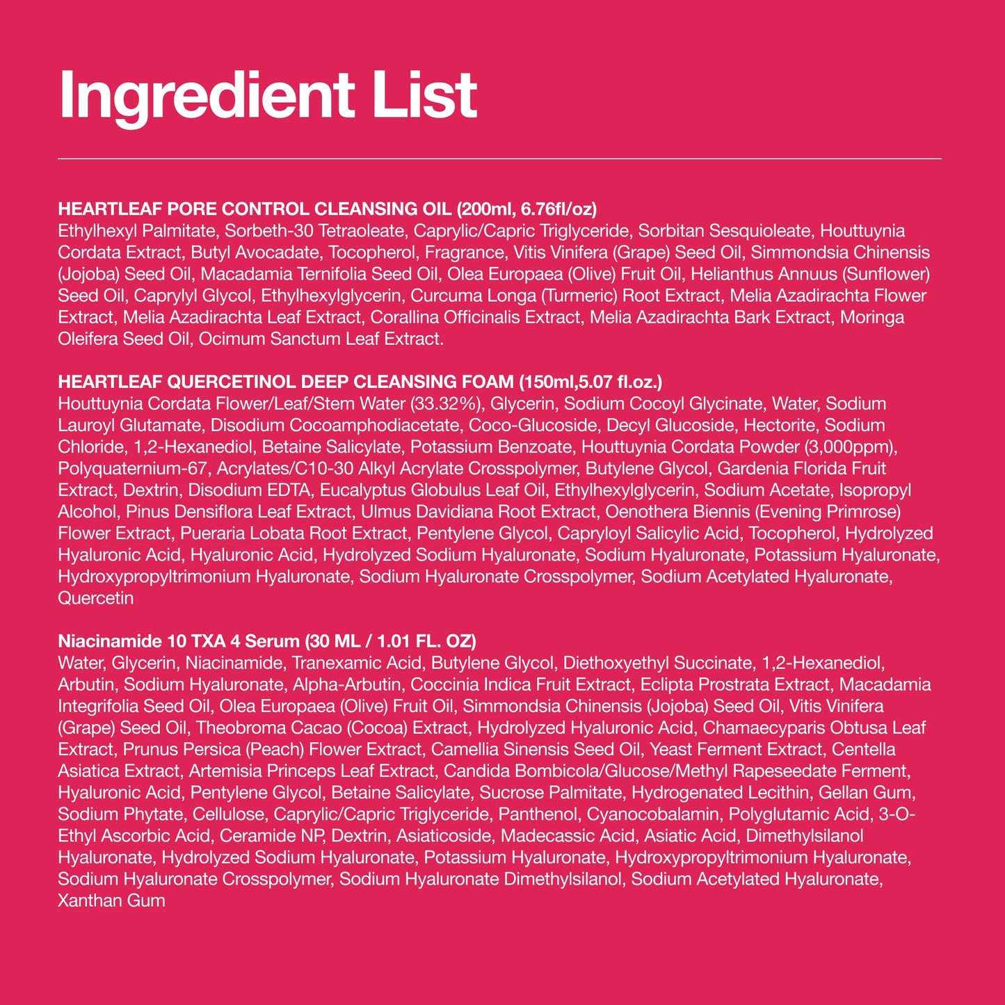 Anua 3-Step Glass Skin Beginner Set, Double Cleansing with Facial Serum, Oil Cleanser & Face Wash with Heartleaf, Daily Routine with Niacinamide, Korean Skincare Set - Medaid International