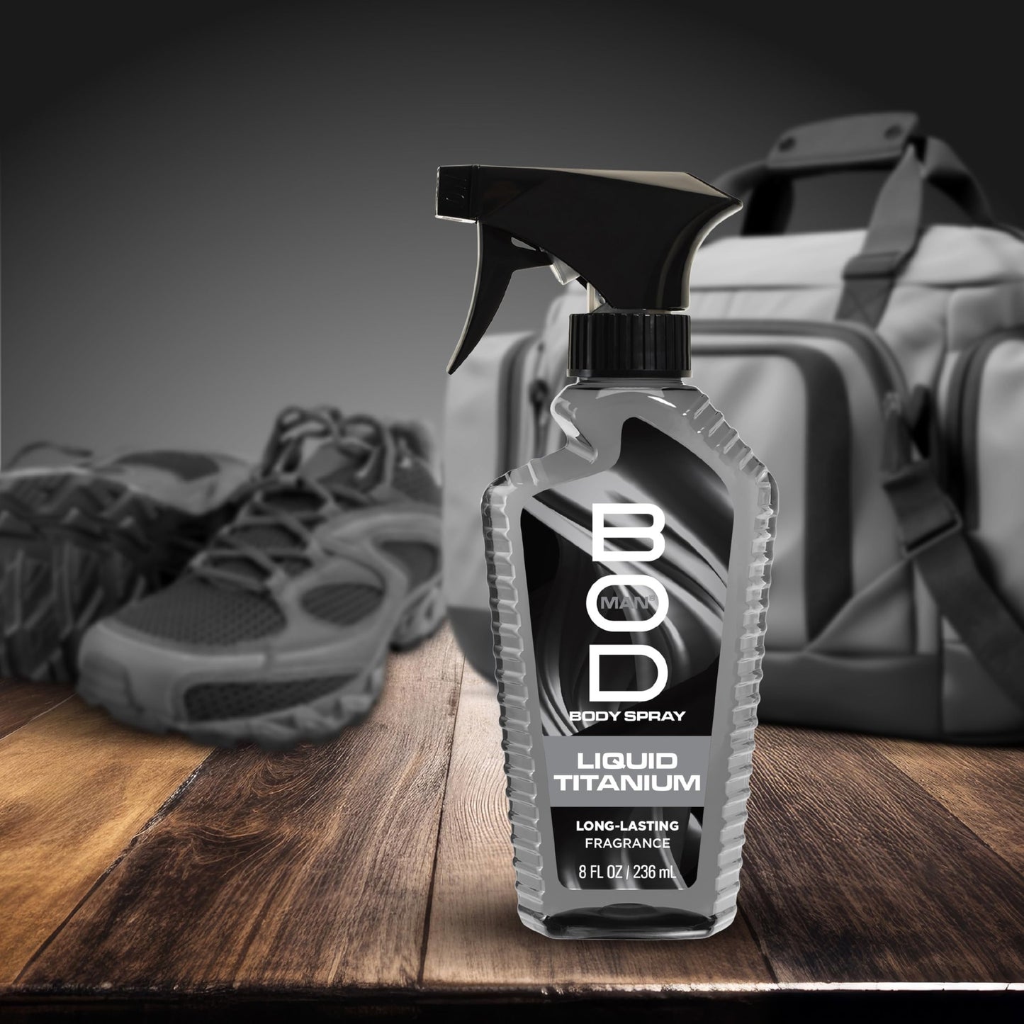 BOD man Liquid Titanium Fragrance Body Spray for Men 8 oz - Medaid International