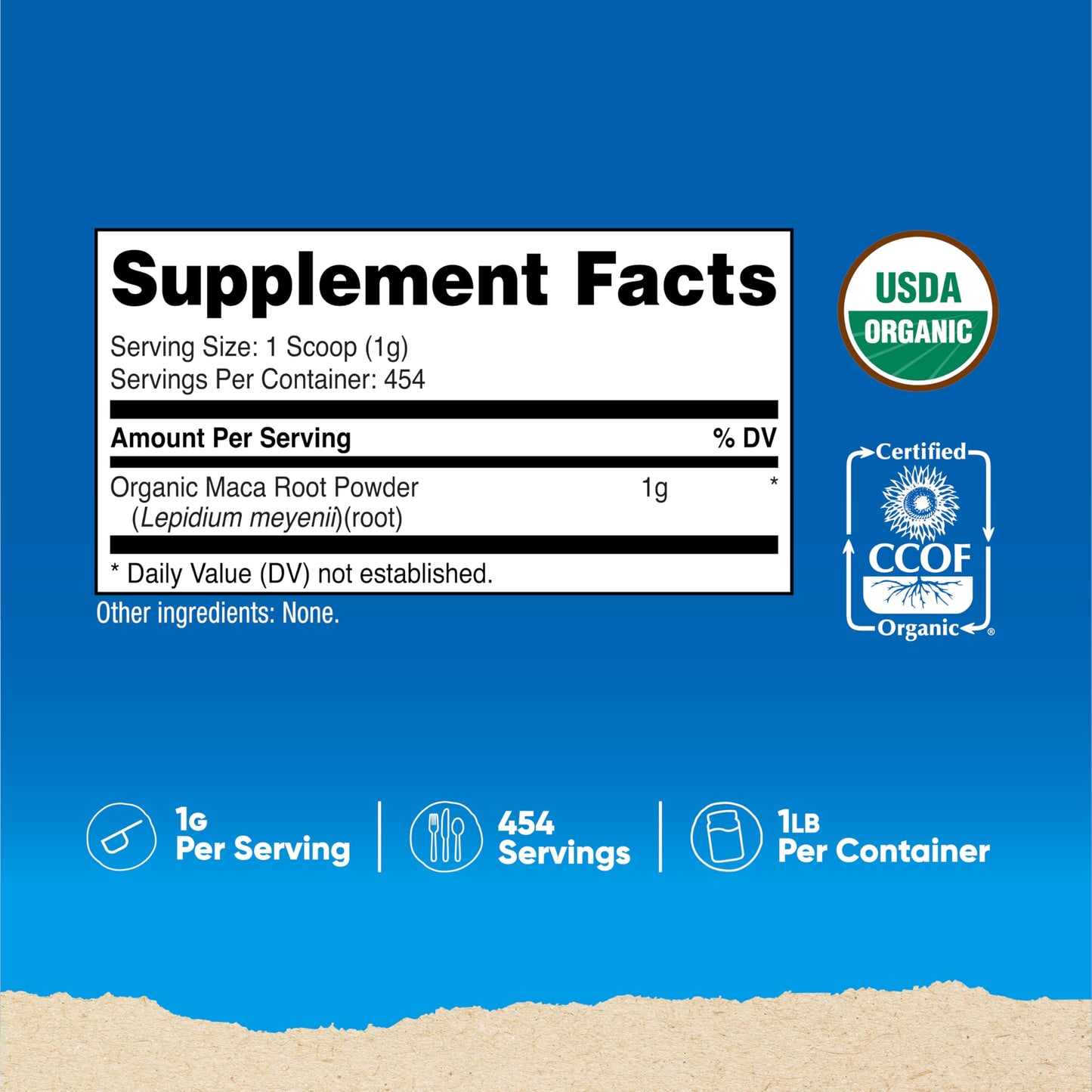 Nutricost Organic Maca Root Powder (1 LB) - Medaid International