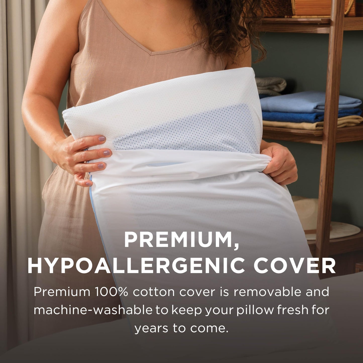 Tempur-Pedic TEMPUR-Cloud Dual Cooling Pillow, Queen, White - Medaid International