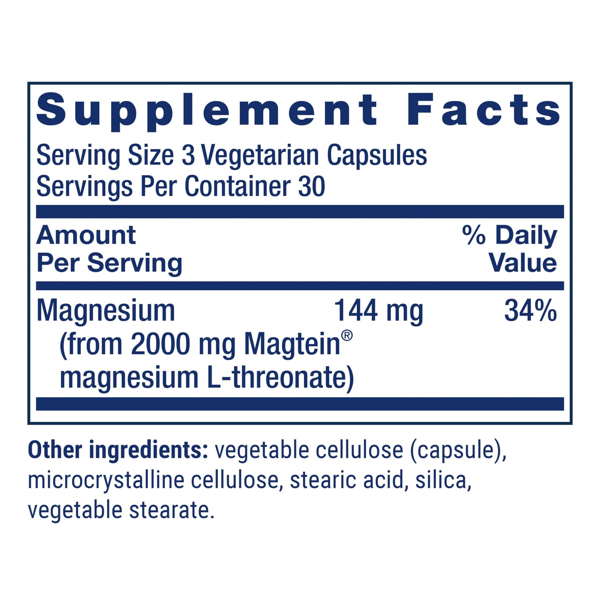 Life Extension Neuro-Mag Magnesium L-Threonate, Memory Health, Quick Thinking, Cognitive Health Support, Vegetarian, Non-GMO, 90 Vegetarian Capsules (144 mg from 2000 mg Magtein magnesium L-threonate - Medaid International