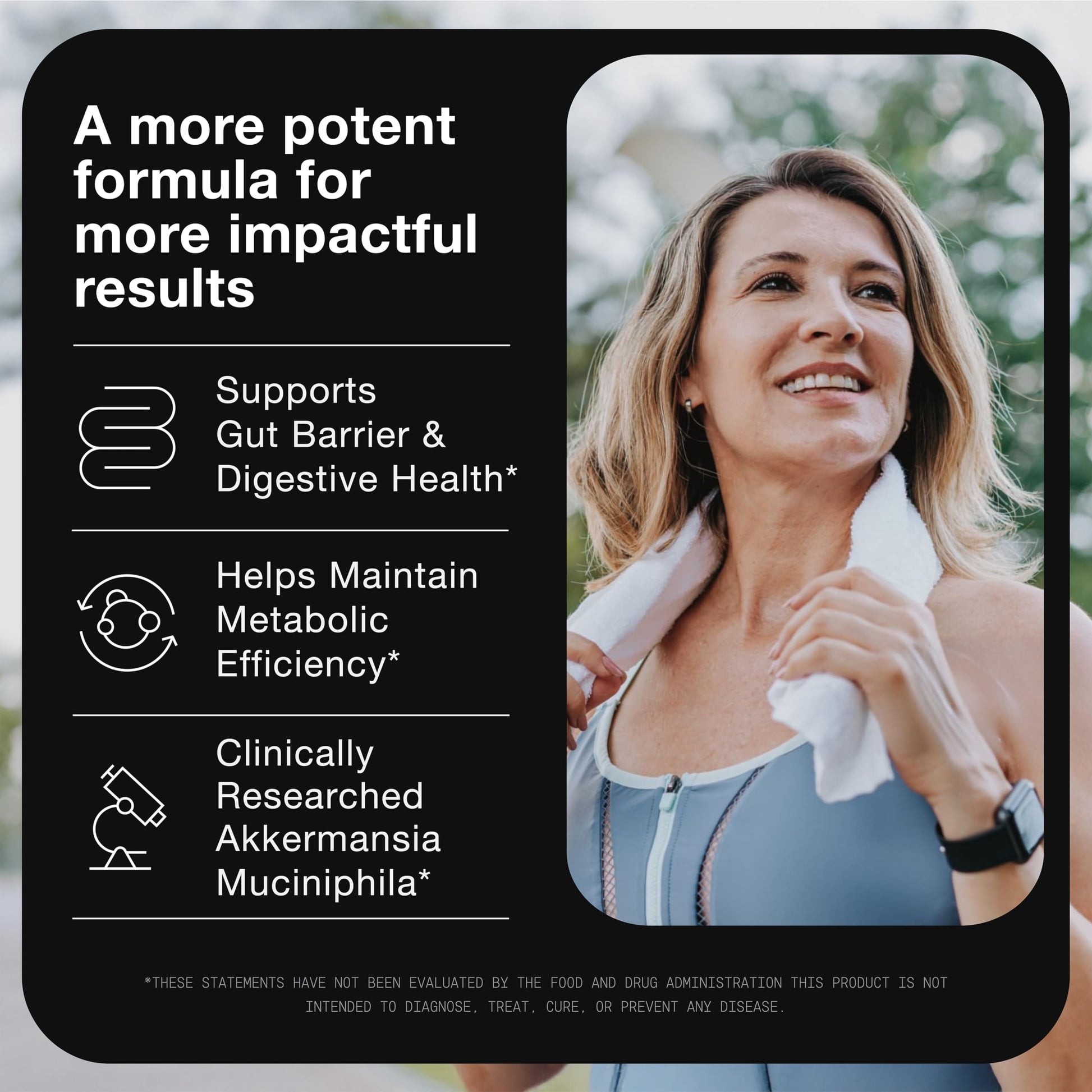 Toniiq Akkermansia Probiotic – 10 Billion TFU – Supports Gut Health & GLP-1 Activity - Medaid International