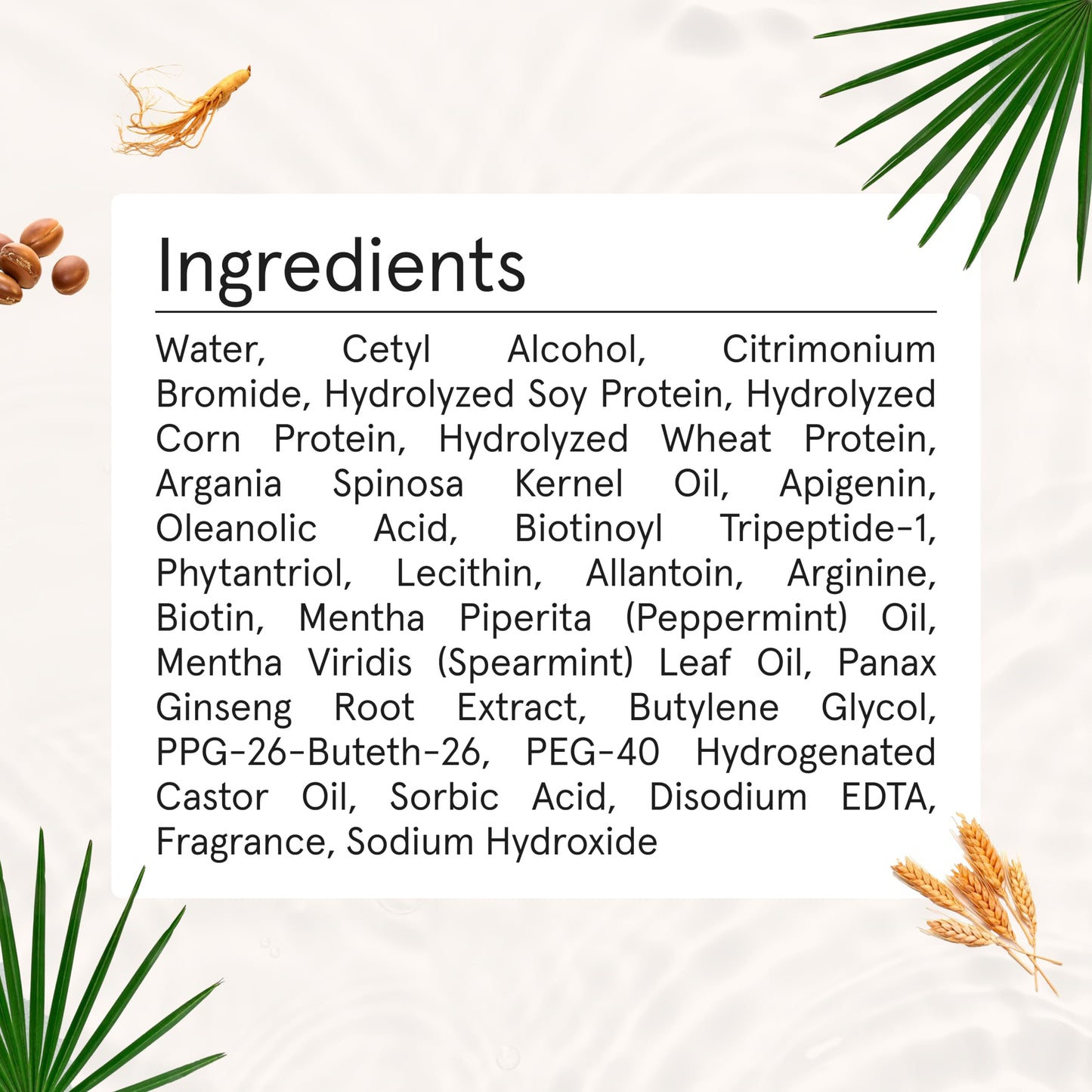 iRESTORE Biotin Hair Conditioner for Damaged Dry Hair - Good for Fine Hair Growth, Volumizing Thickening Conditioner with Ginseng & Argan Oil to Moisturize, Pair With Hair Loss Shampoo - Medaid International