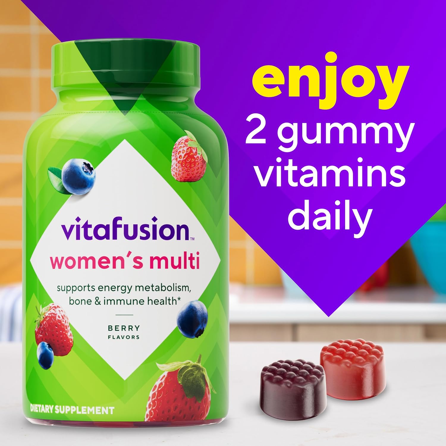 Vitafusion Adult Gummy Vitamins for Women, 120 Count - Medaid International