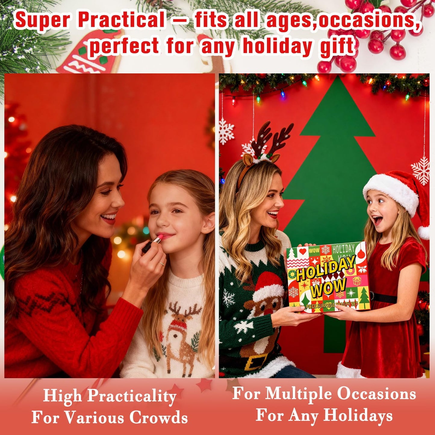 UPGRADED Professional Makeup Advent Calendar Real Makeup for Girls Teens Women Advent Beauty Calendar 2025 24Pcs Individually Boxed Christmas Xmas Surprises Beauty Countdown Set - Medaid International