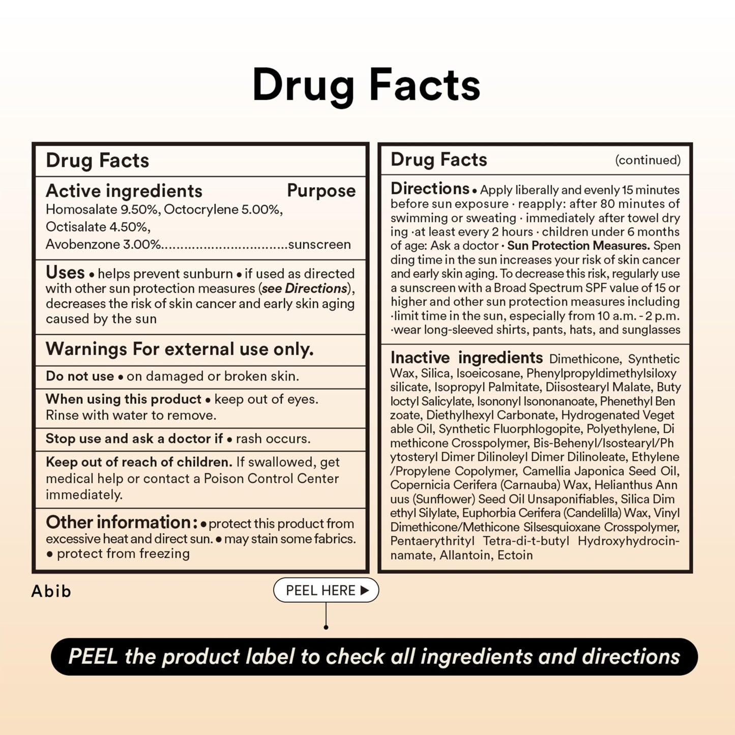 Abib Airy Sunstick Protection Bar Broad Spectrum SPF50+ 0.81 oz / 23 g (Semi-matte) | Korean Suncreen Stick Suncare Sunblock, No Whitecast, Protector Solar Barra, Water resistant - Medaid International