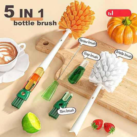 5 in 1 Bottle Cleaning Brush - Medaid International
