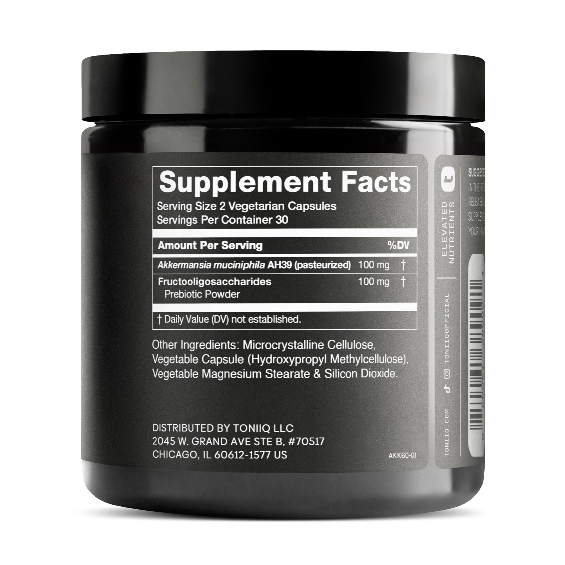 Toniiq Akkermansia Probiotic – 10 Billion TFU – Supports Gut Health & GLP-1 Activity - Medaid International