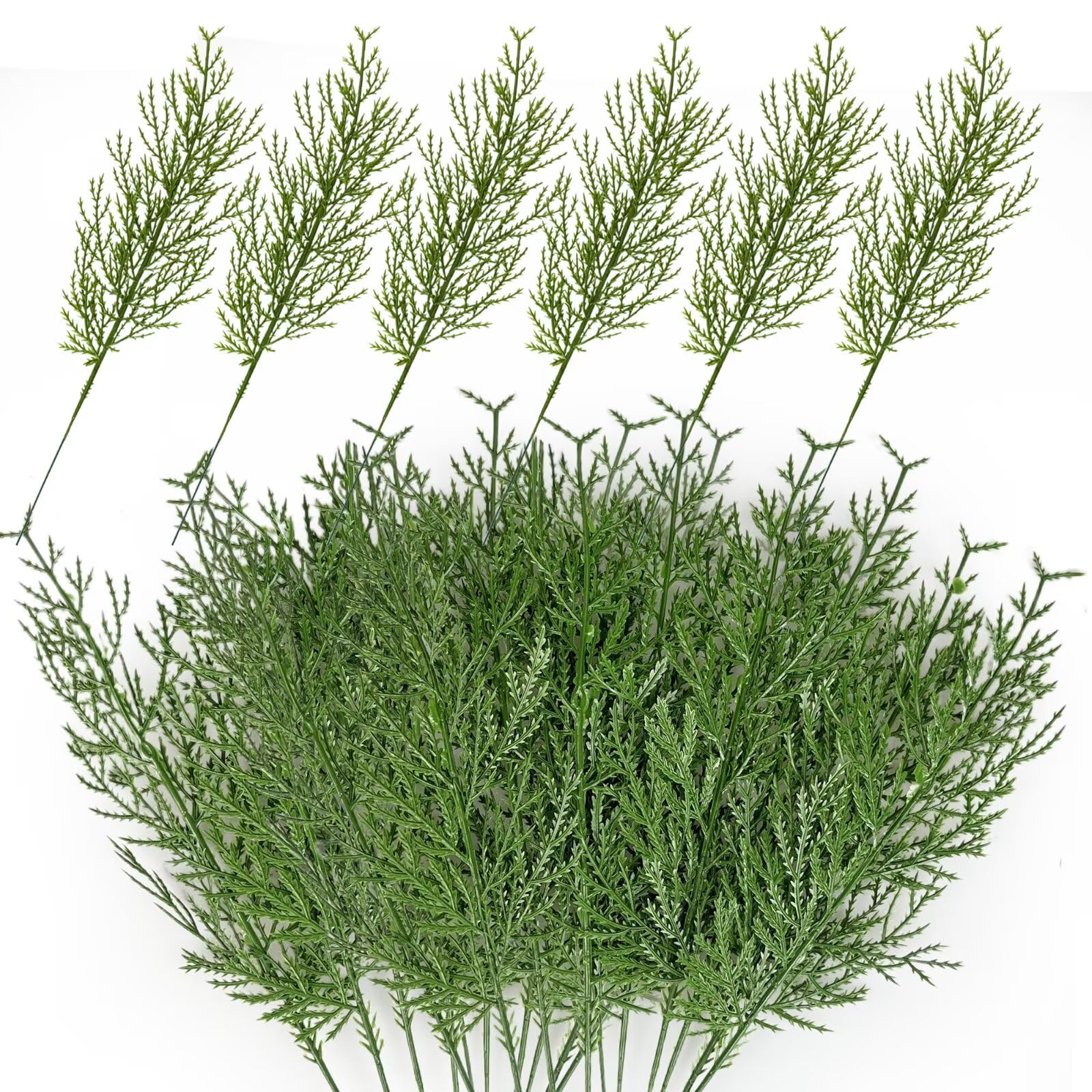 20PCS Artificial Pine Tree Branches Cedar Branches Suitable for Greenery Christmas Decoration DIY Exclusive Vacation Accessories Decoration Items - Medaid International