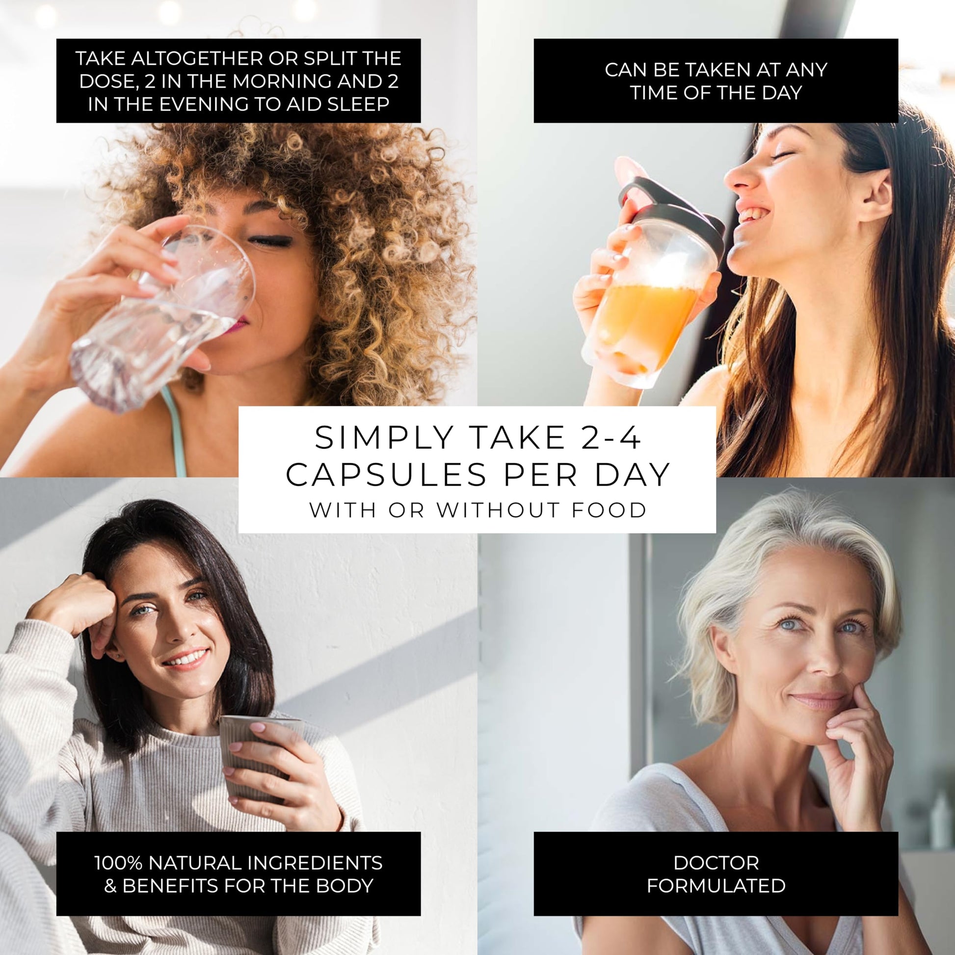 CORREXIKO Marine Collagen Supplement Pills - 1800mg Hydrolyzed Collagen Peptides per Serving with Added Hyaluronic Acid, Vitamin C & Minerals - for Hair, Skin & Nails - 360 Capsules 3 Month Supply - Medaid International