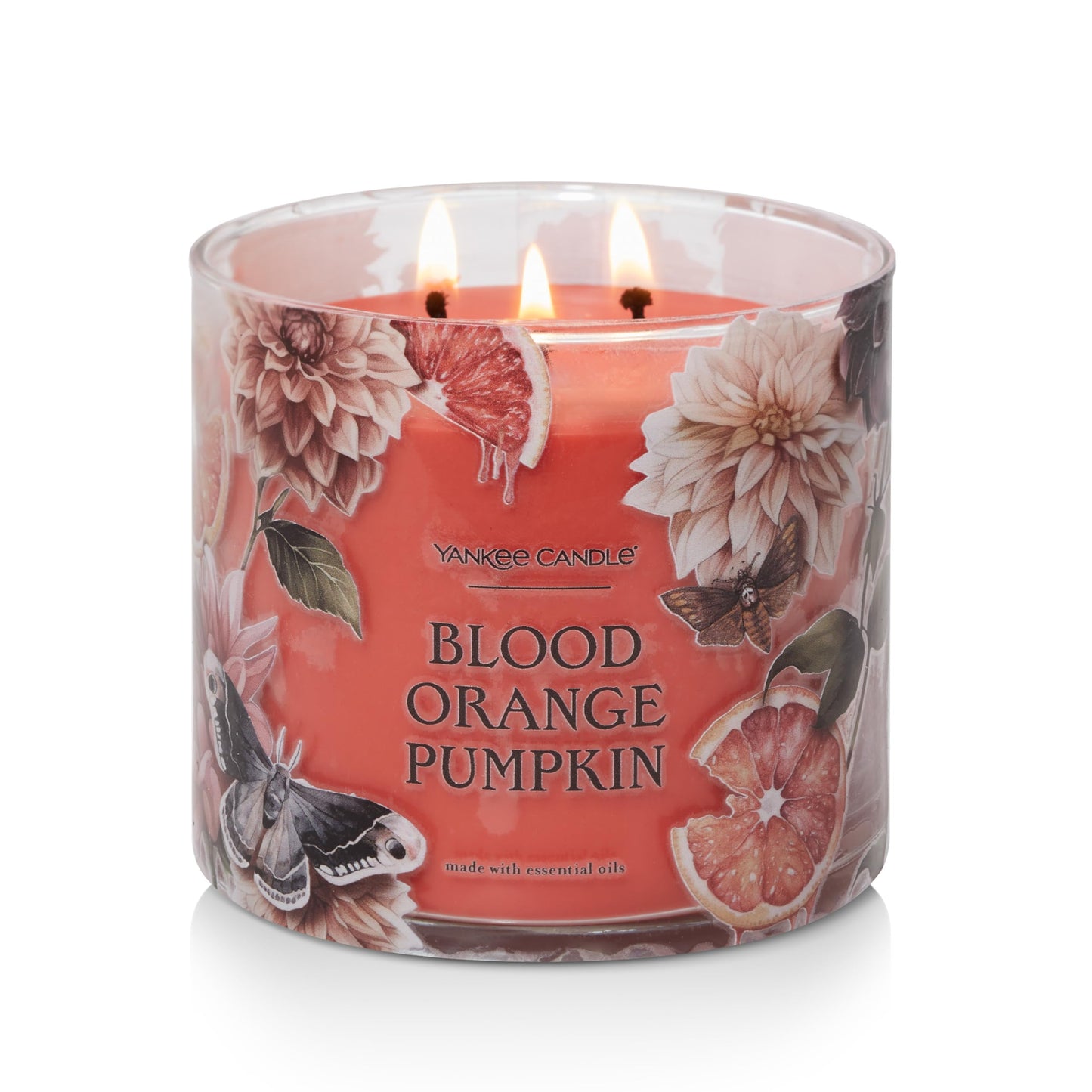 Yankee Candle Blood Orange Pumpkin 3-Wick Candle - Medaid International