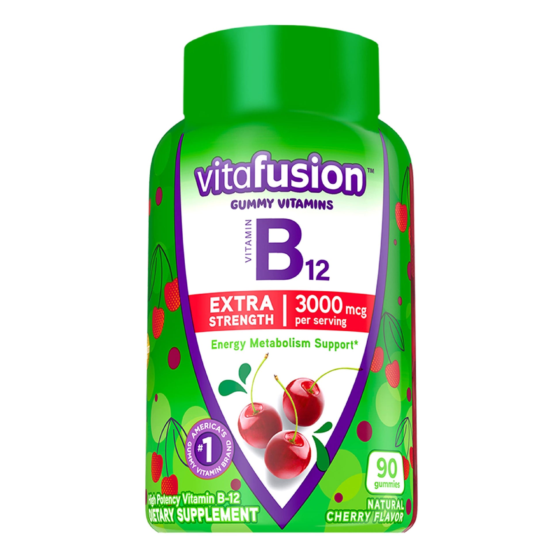 Vitafusion Extra Strength Vitamin B12 Gummy Vitamins - 90 Count - Medaid - Lebanon