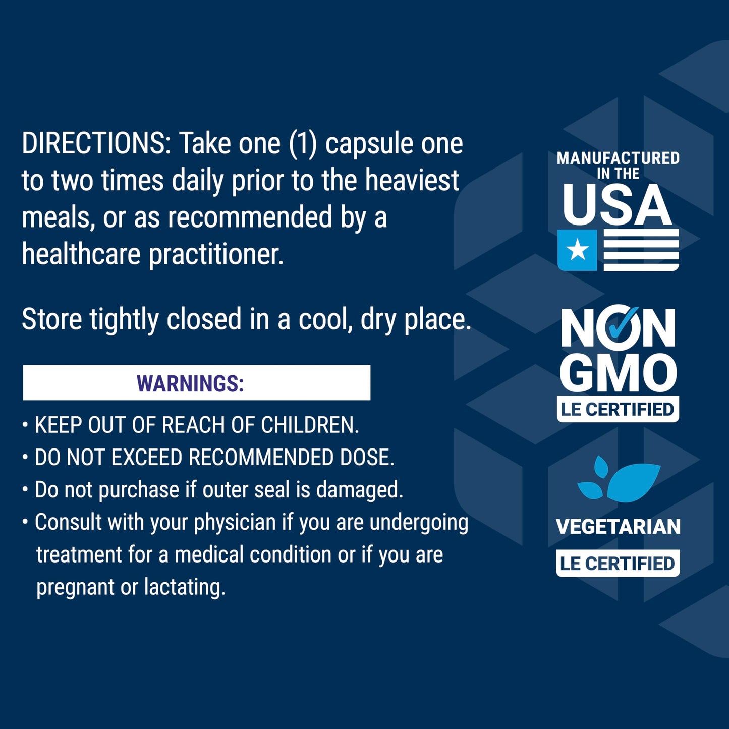 Life Extension Enhanced Super Digestive Enzymes, Supports Digestion, Comfort, digesting Plant-Based Foods, Non-GMO, Vegetarian, 60 Capsules - Medaid International