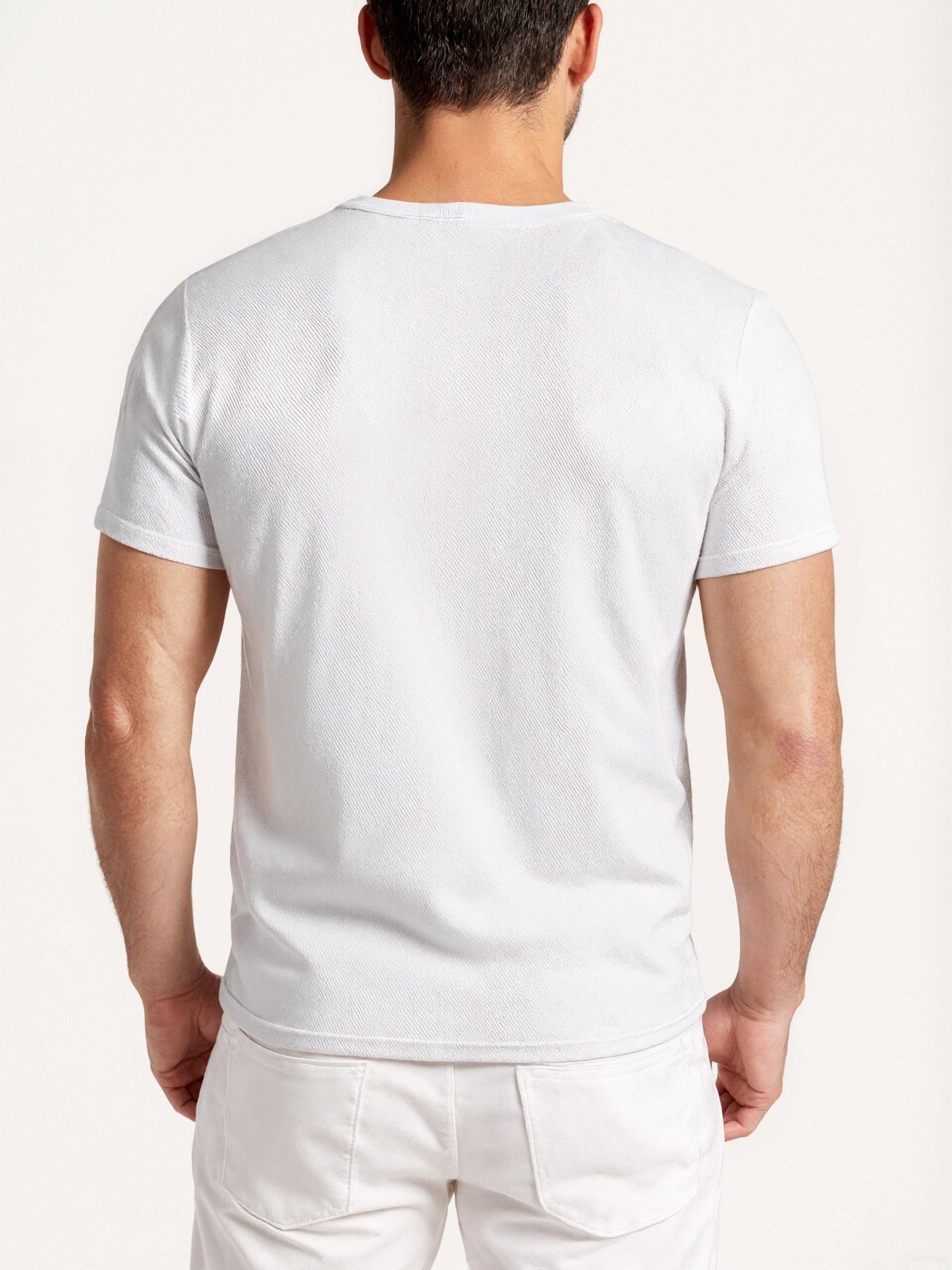 Men's T-Shirt Sporty Quick-Drying Crewneck Light and Comfortable Summer Sports Top,White - Medaid International