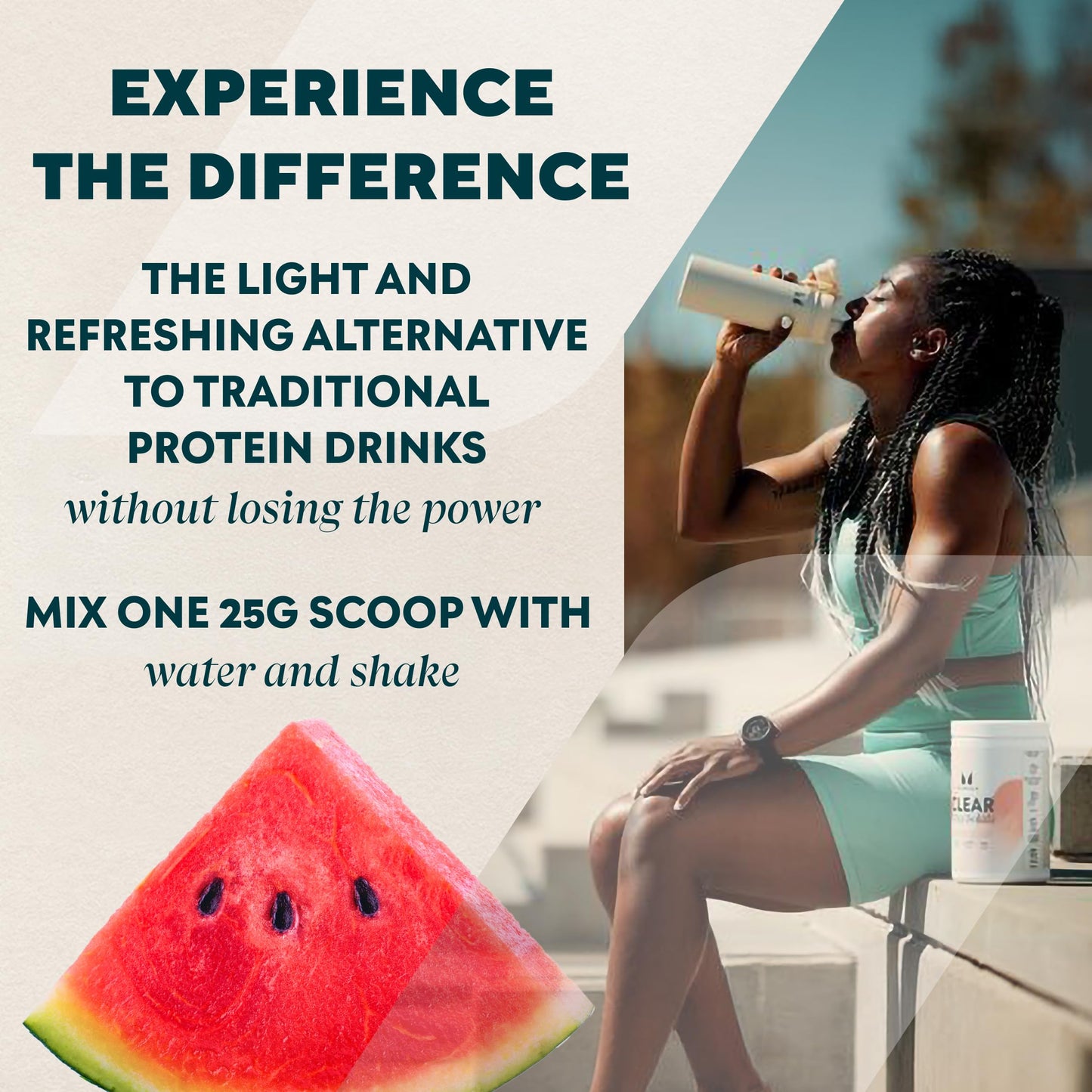 Myprotein Clear Whey Isolate Protein Powder, 1.1 Lb (20 Servings) Fruity Mike and IKE Sour Watermelon Drink Mix, 20g Protein per Serving, Daily Drink for Superior Performance - Medaid International