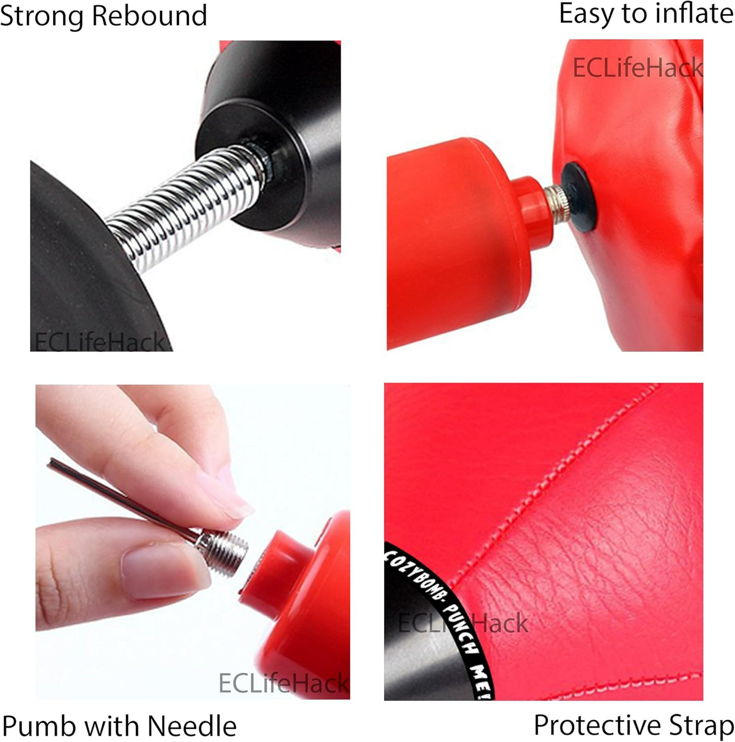 Desktop Punching Bag, [Upgrade, Flexibility] Boxing Bag Speed Balls Boxing High - Black color - Medaid International