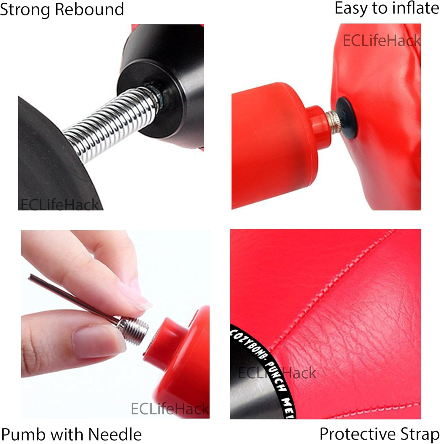 Desktop Punching Bag, [Upgrade, Flexibility] Boxing Bag Speed Balls Boxing High - Black color - Medaid International