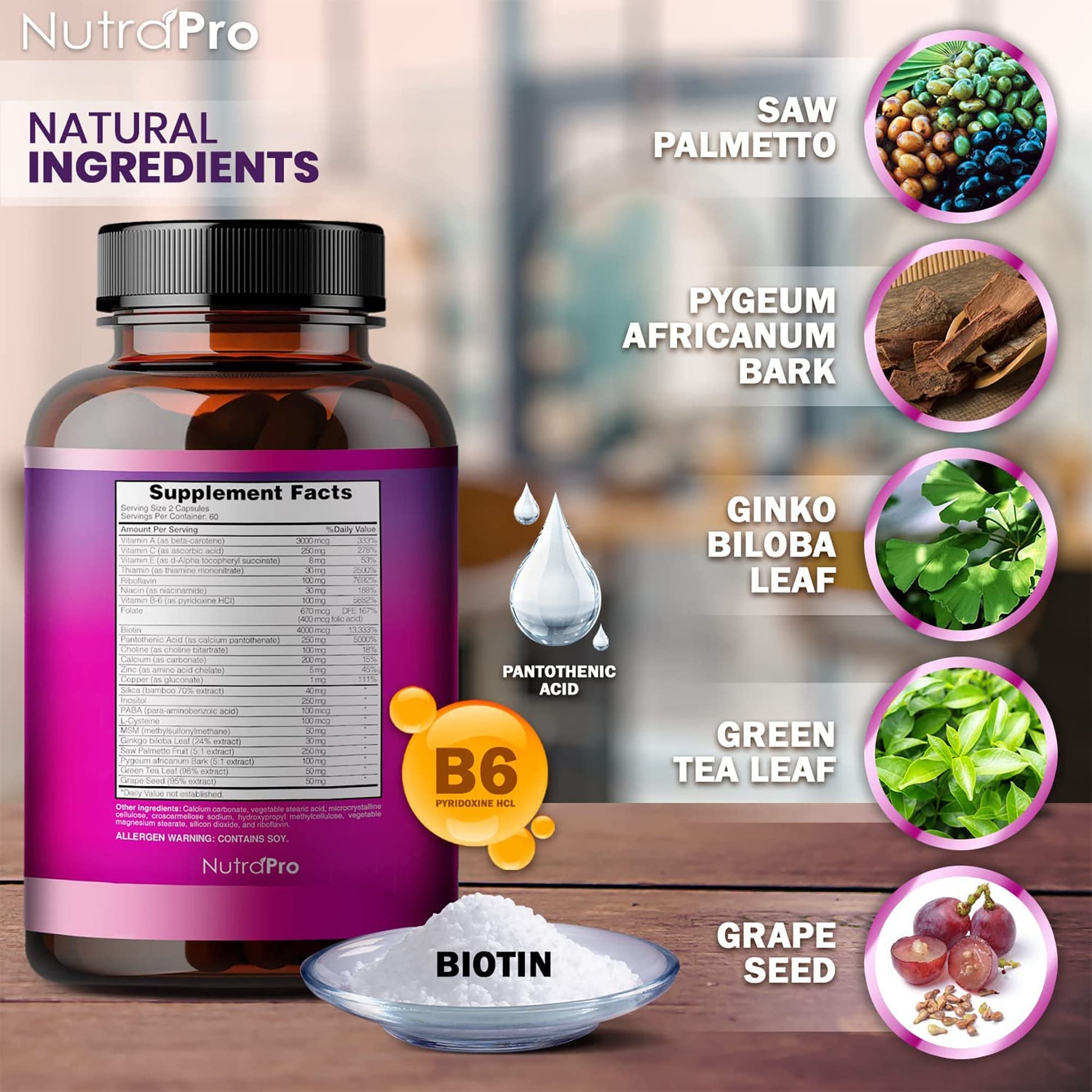 Hair Growth Vitamins for Women - Hair Vitamins for Thinning Hair for Women .Regrow & Regrowth Hair Supplement with Dht Blocker,Biotin & Saw Palmetto for Women.Volumize,Thicker,Longer Hair. - Medaid International