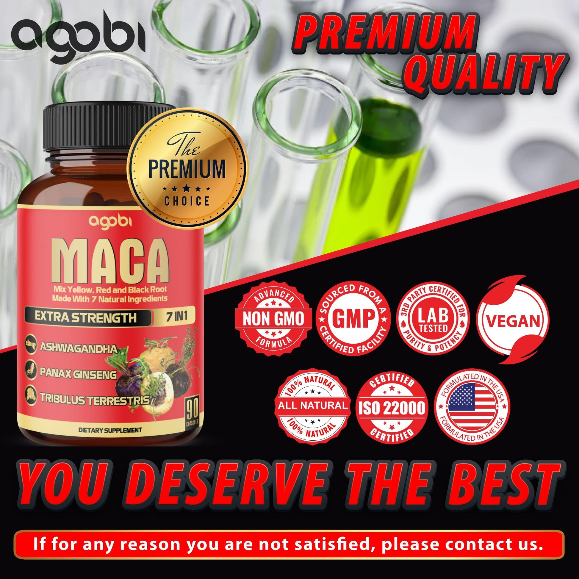 Maca Root Capsules - Supports Natural Health - Energy - Performance & Mood Supplement - Enhanced Blood Flow 3-Month Supply - Medaid International